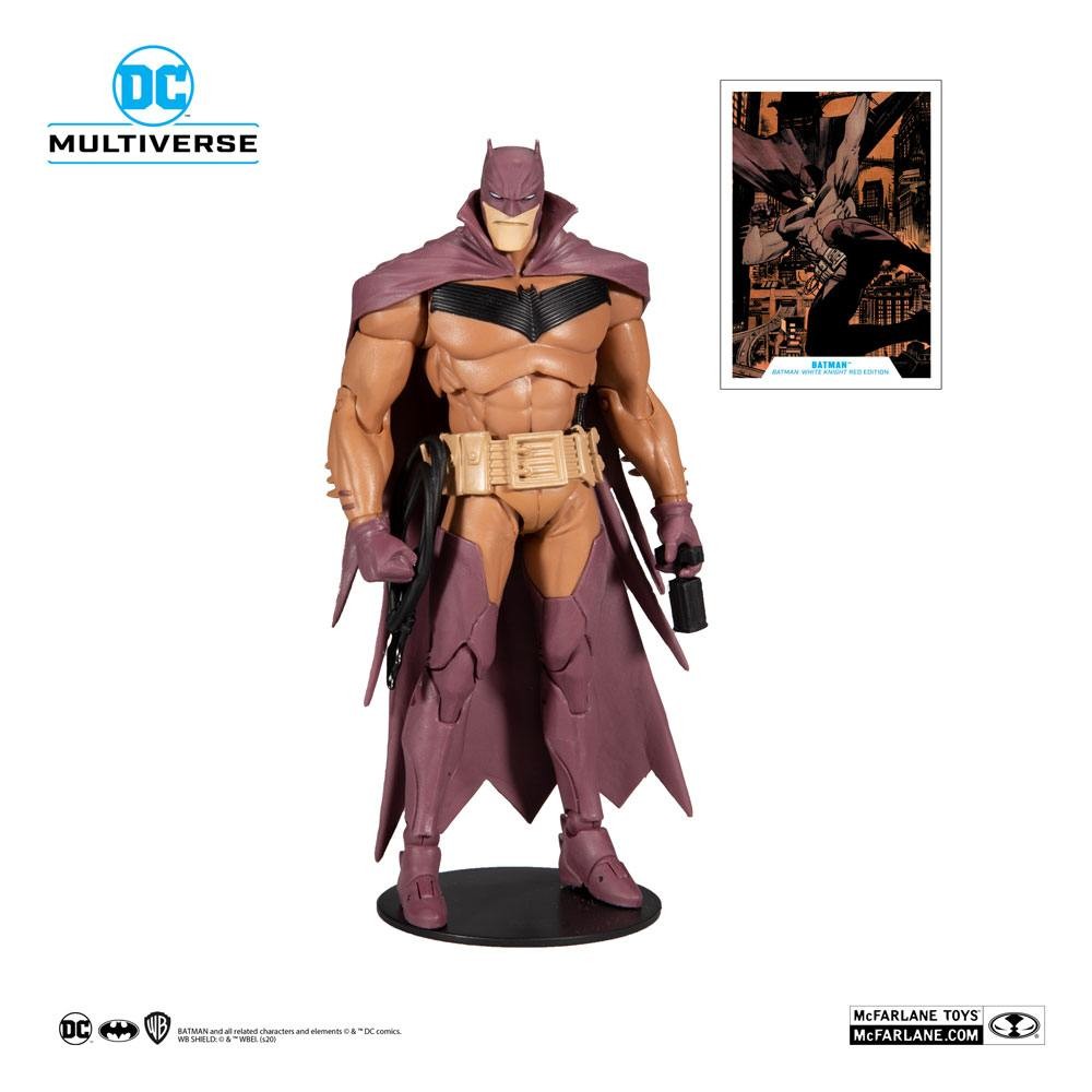 MACFARLANE DC Multiverse Figura White Knight Batman (Red Variant) 18 cm