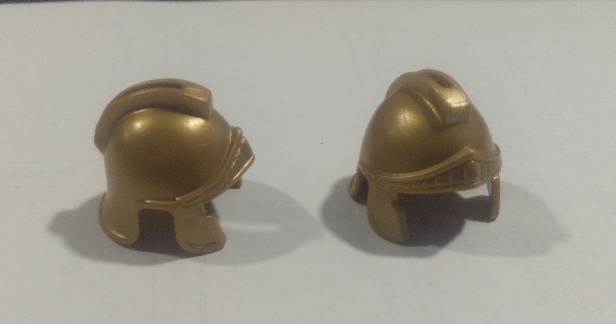 PLAYMOBIL PAREJA DE CASCOS ROMANOS DORADOS - 1/5/21
