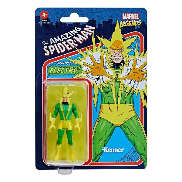 HASBRO MARVEL LEGENDS 3 3/4″ RETRO COLLECTION WAVE 2 MARVEL’S ELECTRO