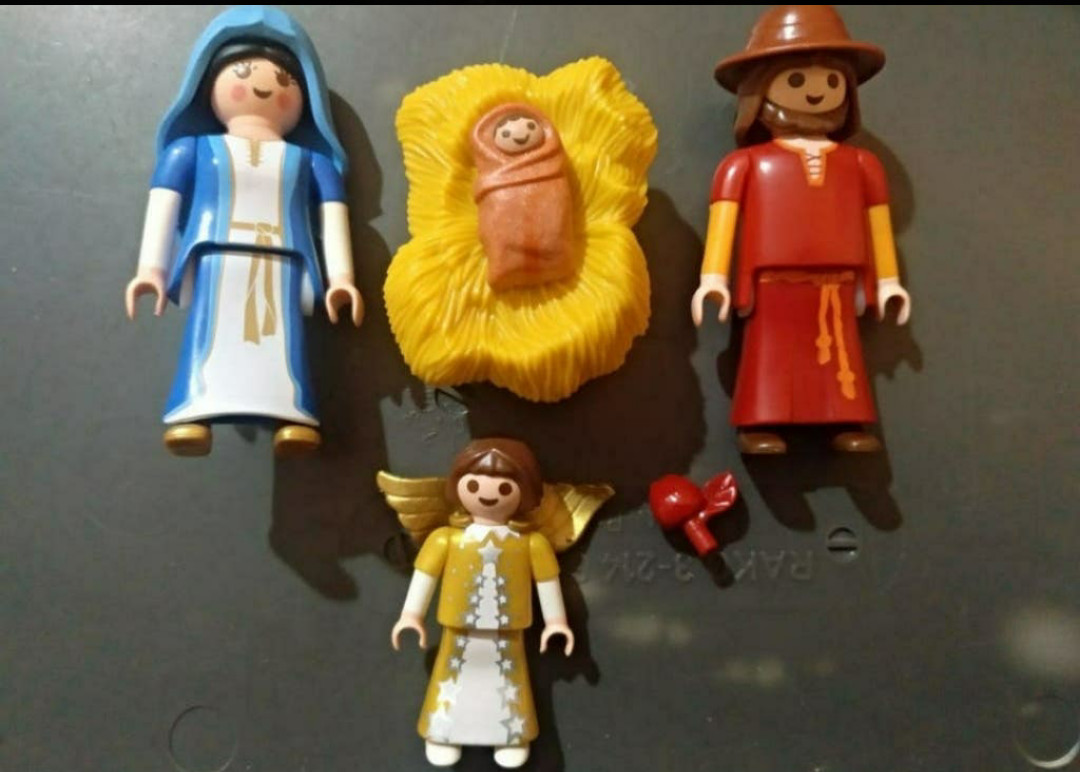 PLAYMOBIL MARIA Y JOSE CON NIÑO , BELEN , EN BOLSA