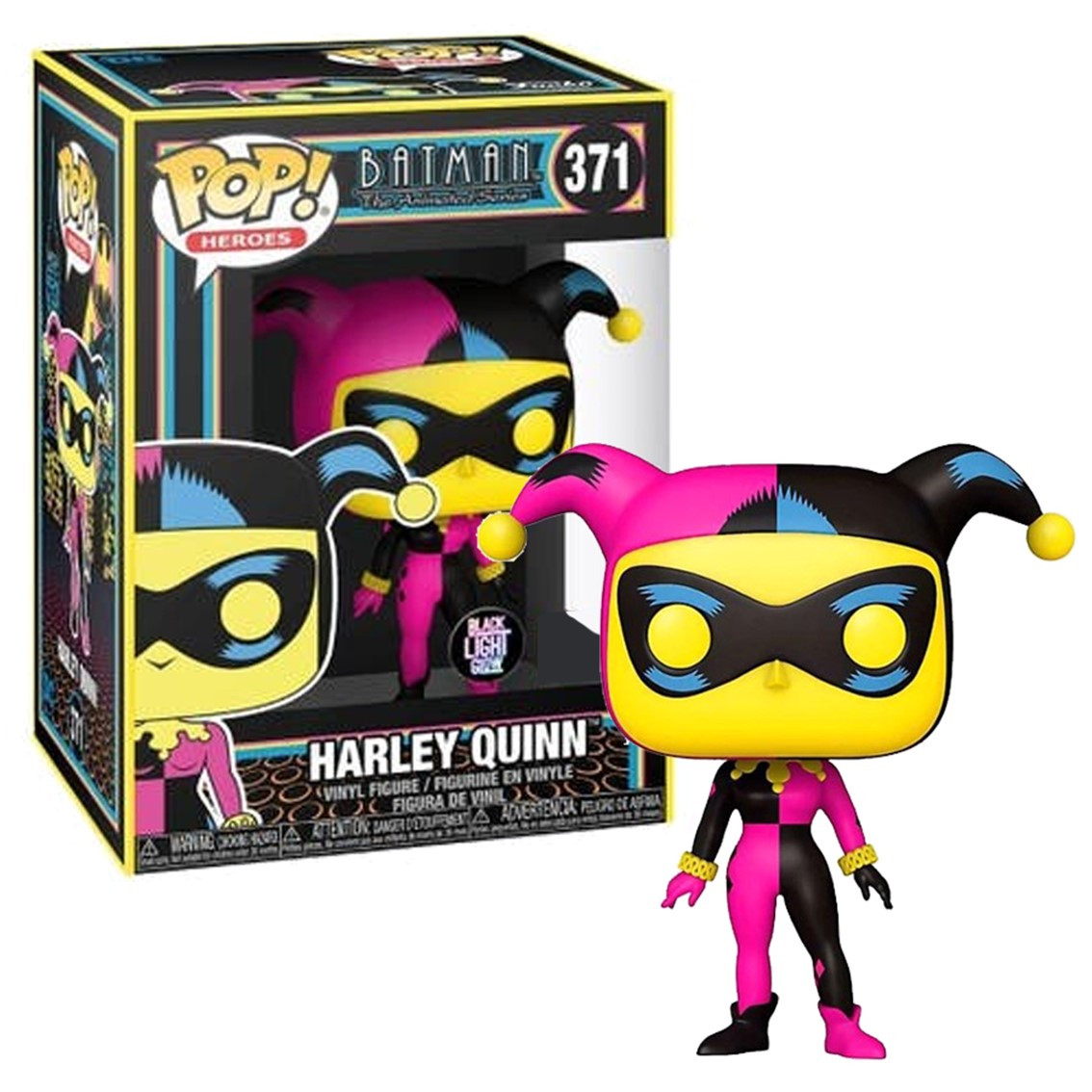 FUNKO POP BLACK LIGHT - HARLEY QUINN EXCLUSIVO