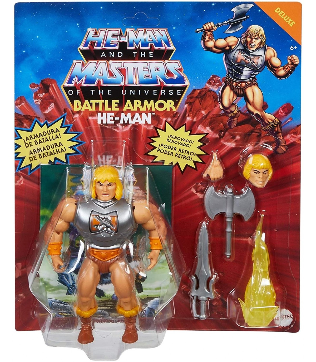 MASTERS OF THE UNIVERSE FIGURA DELUXE HE-MAN