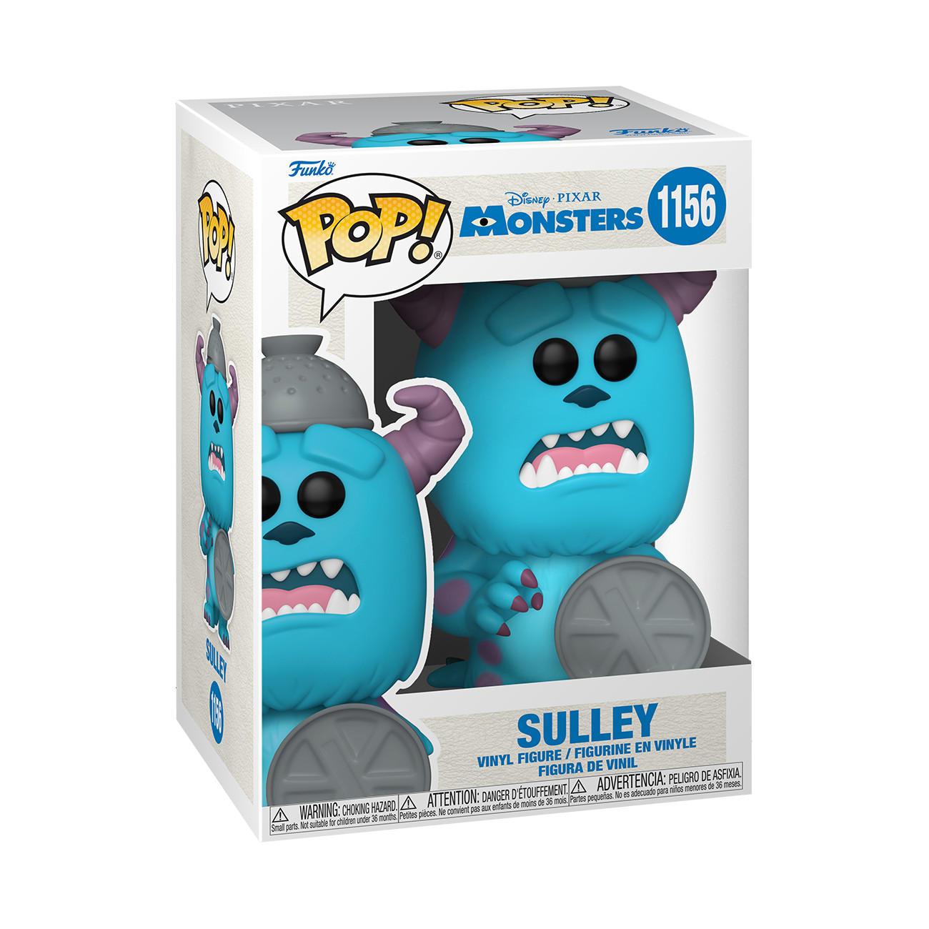 FUNKO POP DISNEY MONSTER INC 20TH - SULLEY W/ LID