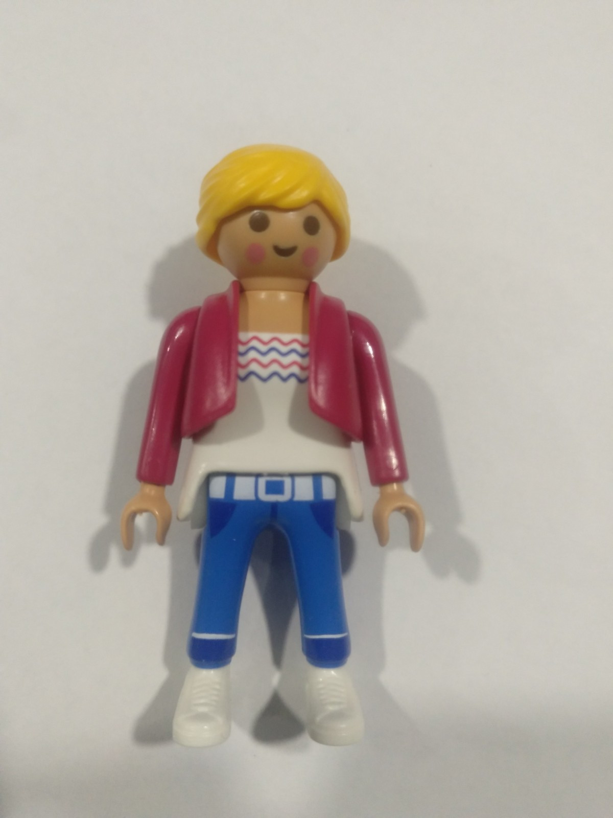 PLAYMOBIL FIGURA MUJER RUBIA CHALECO - 14/9/21