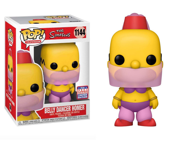 POP SIMPSONS -BELLY DANCER HOMER SUMMER CONVENTION