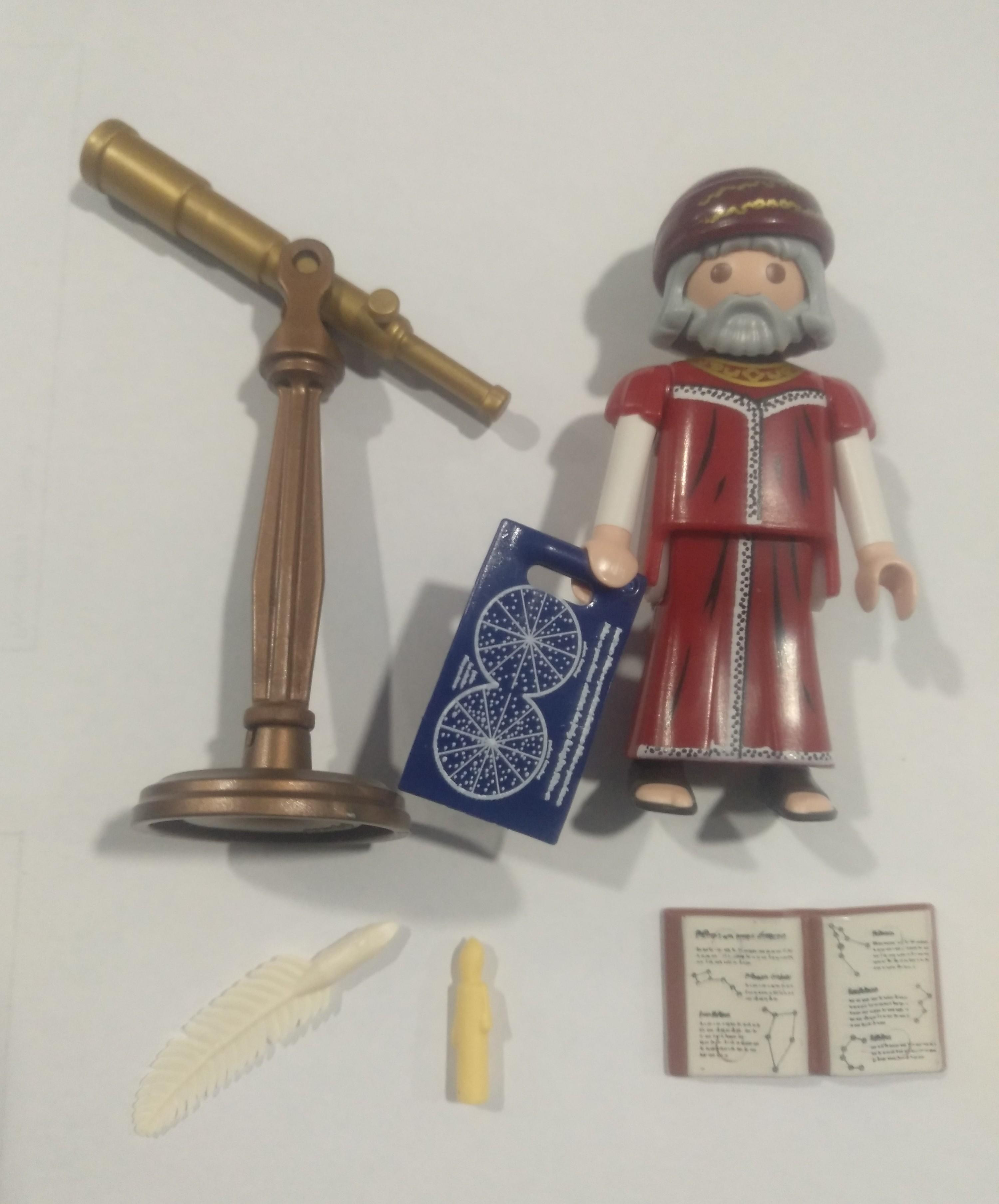 PLAYMOBIL GALILEO CON TELESCOPIO Y ACCESORIOS - 14/10/21