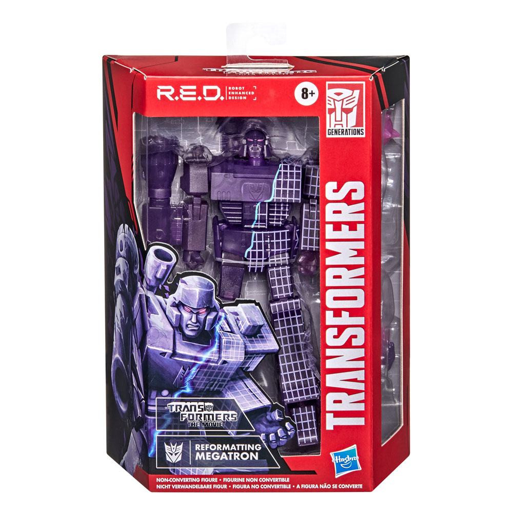 TRANSFORMERS GENERATIONS R.E.D. FIGURAS 15 CM 2021 WAVE 3 REFORMATTING MEGATRON (THE TRANSFORMERS: THE MOVIE)