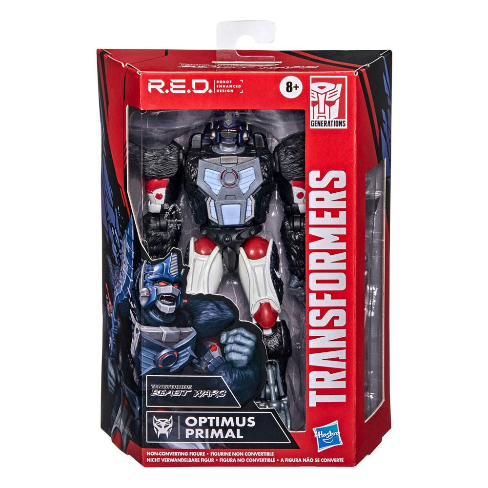 TRANSFORMERS GENERATIONS R.E.D. FIGURAS 15 CM 2021 WAVE 3 OPTIMUS PRIMAL (BEAST WARS: TRANSFORMERS)
