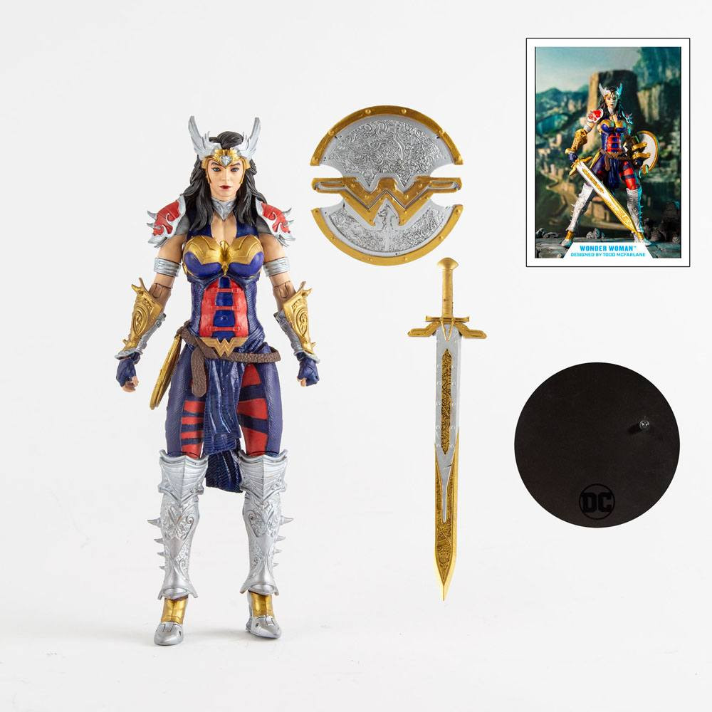 MACFARLANE DC Multiverse Figura Wonder Woman Designed by Todd McFarlane 18 cm