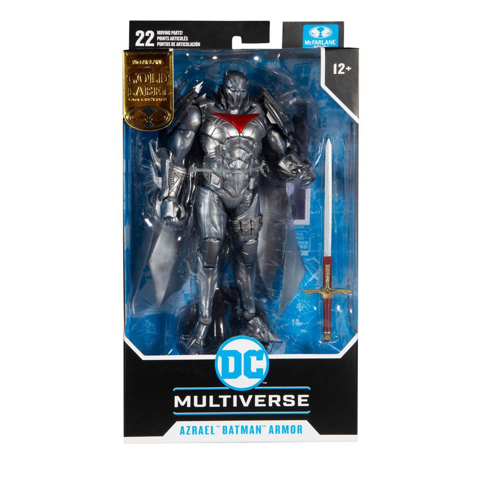MACFARLANE DC Multiverse Figura Azrael Batman Armor (Batman: Curse of the White Knight) Gold Label 18 cm