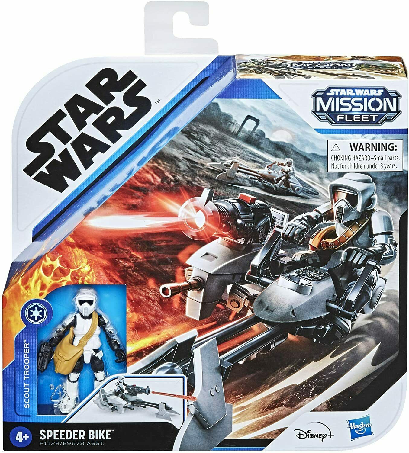 HASBRO STAR WARS MISSION FLEET - SPEEDER BIKE SCOUT TROOPER