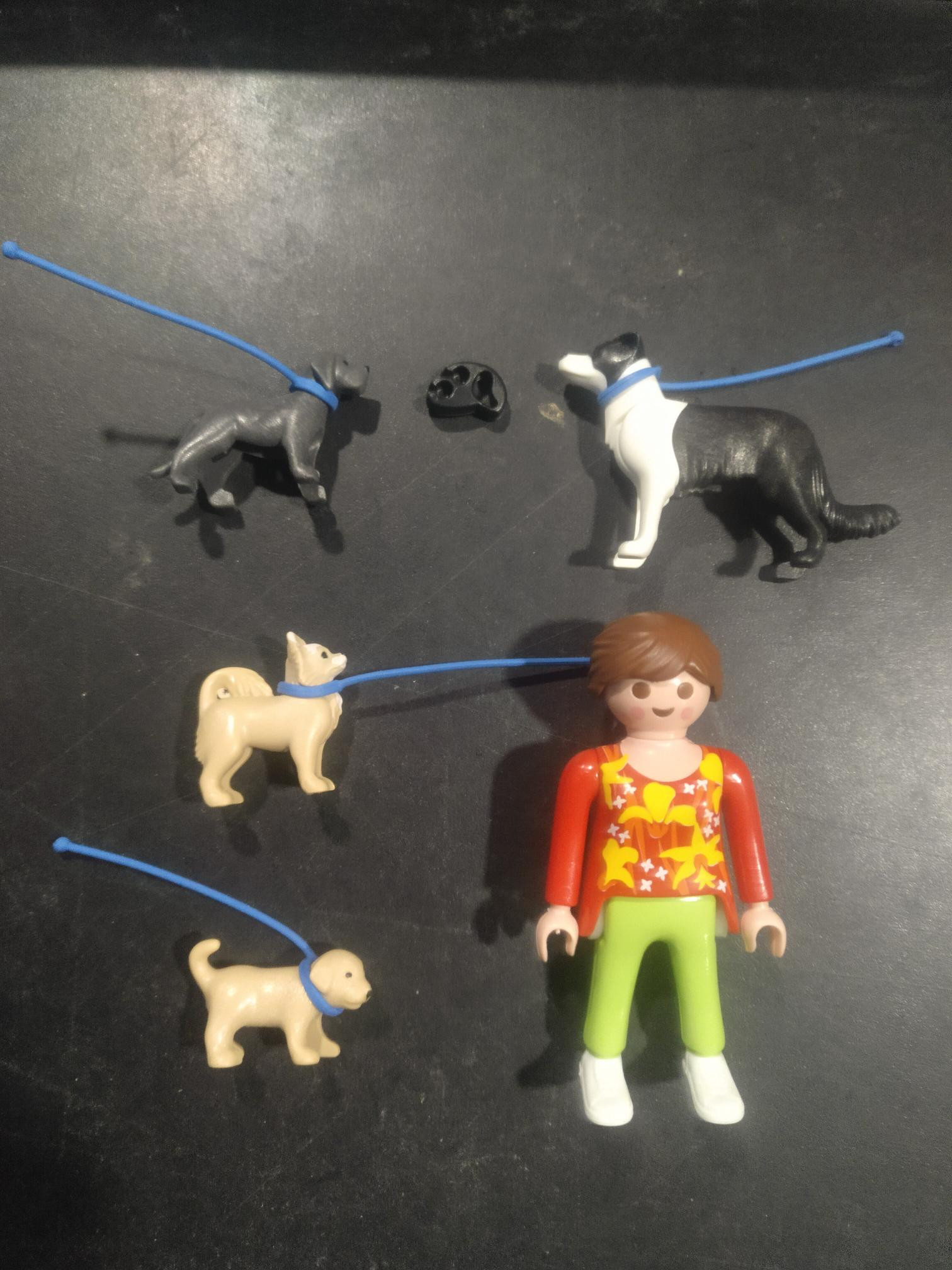 PLAYMOBIL FIGURA MUJER CON SUS PERROS - 23/11/21