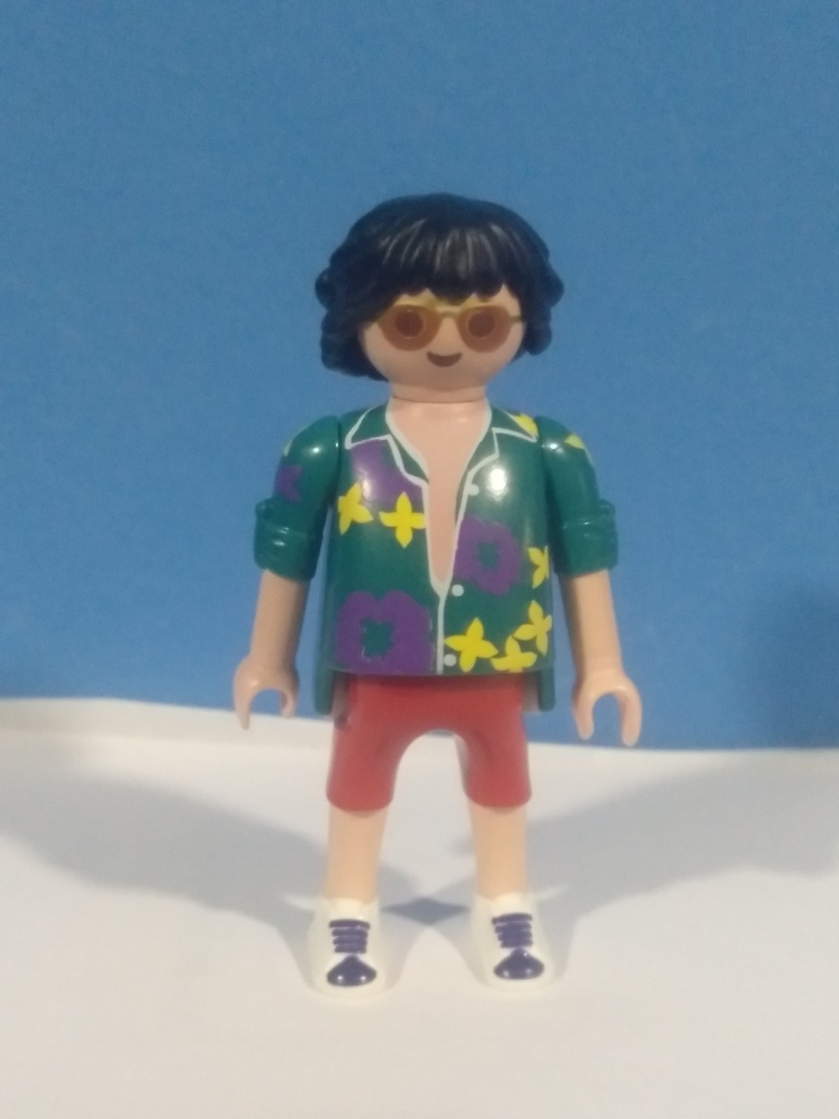 PLAYMOBIL FIGURA TURISTA GORDO CON GAFAS - 27/1/22