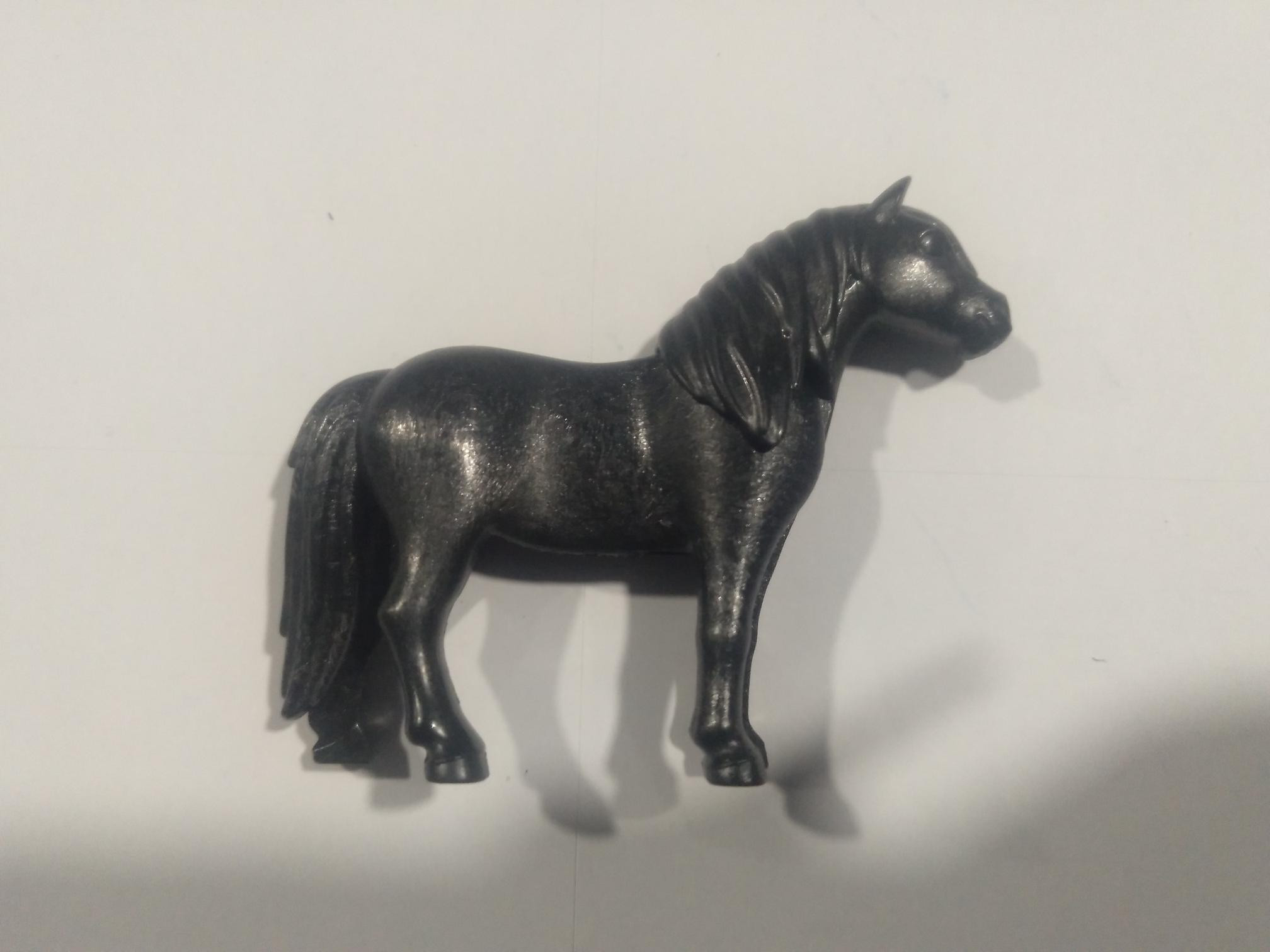 PLAYMOBIL PONY NEGRO - 26/1/22 PIEZAS