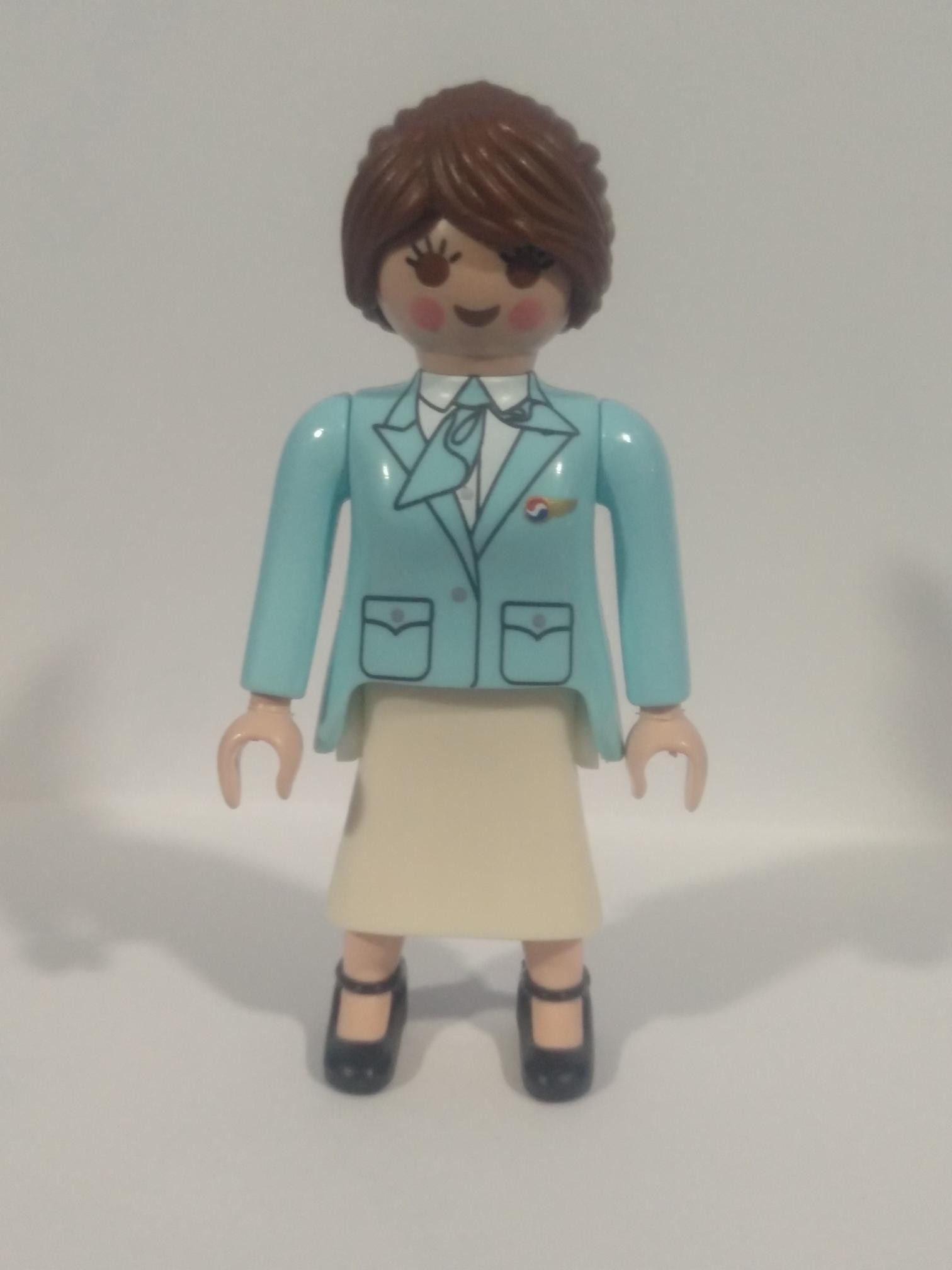 PLAYMOBIL FIGURA AZAFATA AIR KOREA