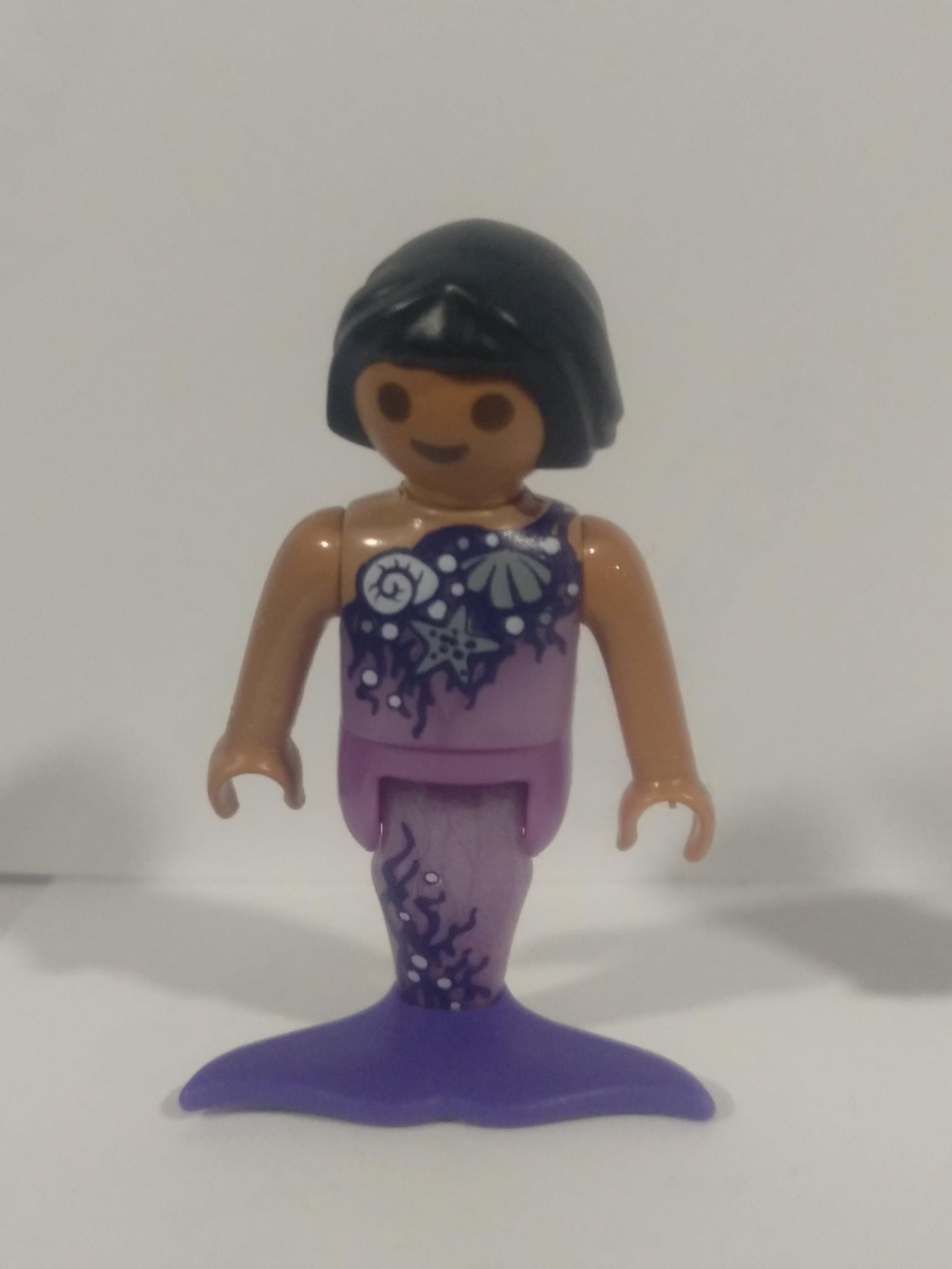 PLAYMOBIL FIGURA NIÑA SIRENA MORENA - 10/2/22