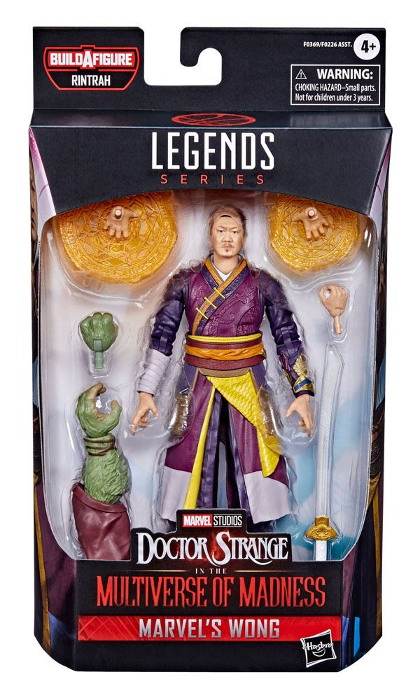 HASBRO Doctor Strange in the Multiverse of Madness Marvel Legends Series Figura 2022 Marvel's Wong 15 cm