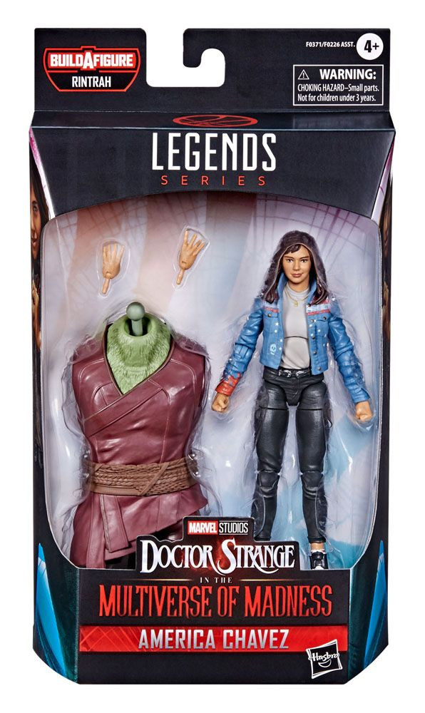 HASBRO Doctor Strange in the Multiverse of Madness Marvel Legends Series Figura 2022 America Chavez 15 cm