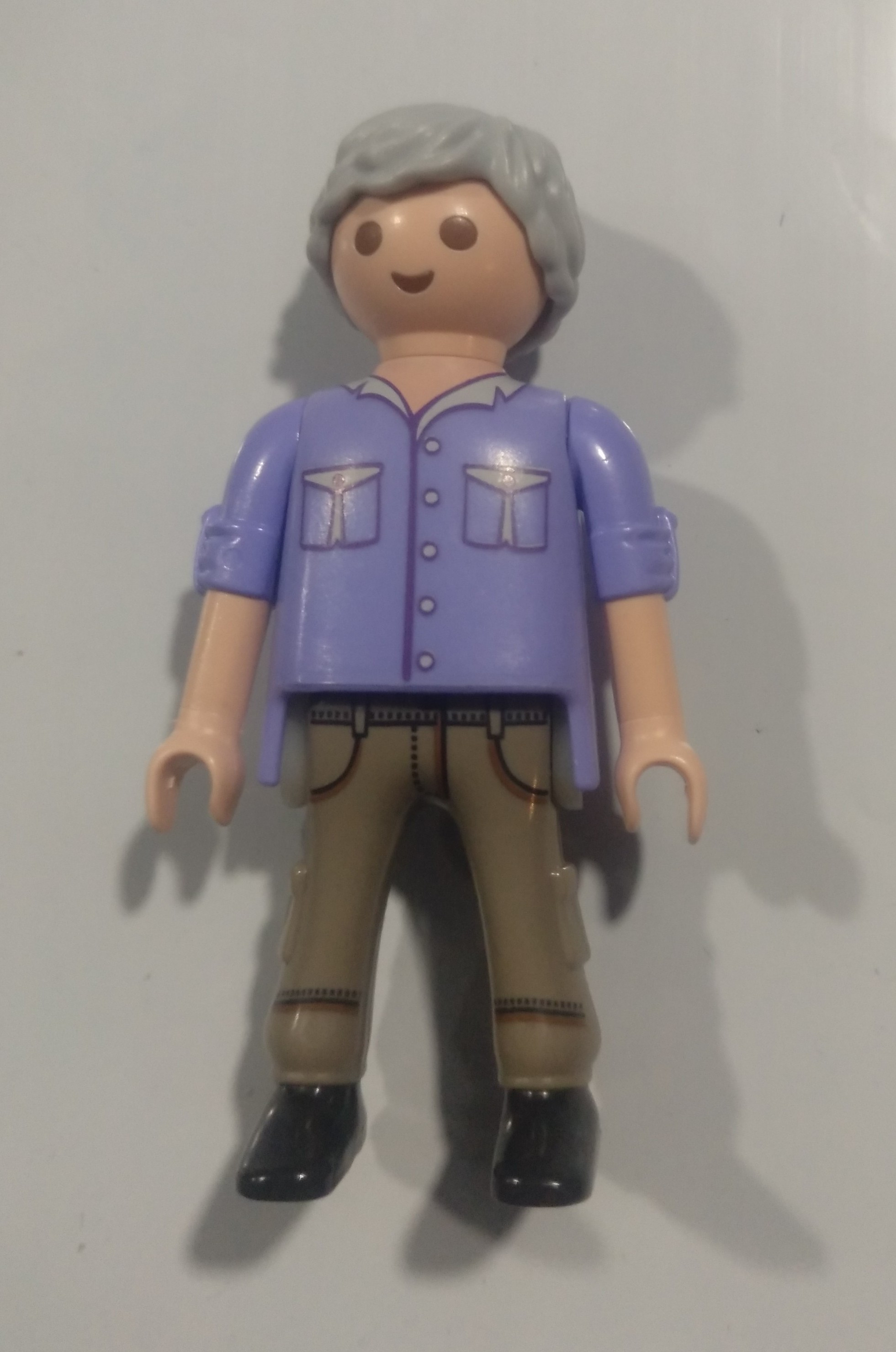 PLAYMOBIL FIGURA CITY HOMBRE PELO GRIS - 28/11/21