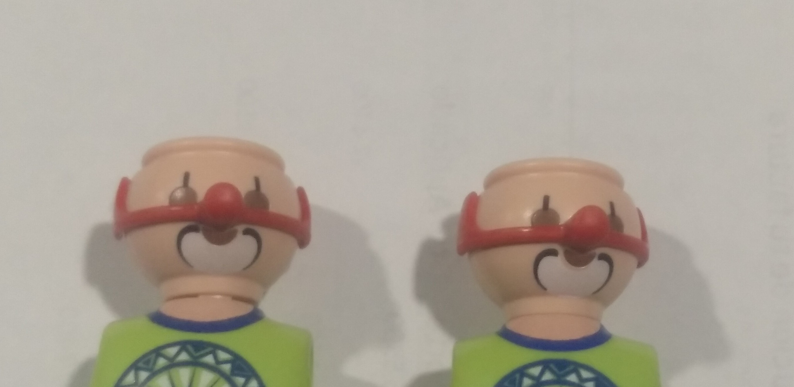 PLAYMOBIL PAREJA CABEZA PAYASO - PIEZAS 20/3/22 ( SOLO LAS CABEZAS )