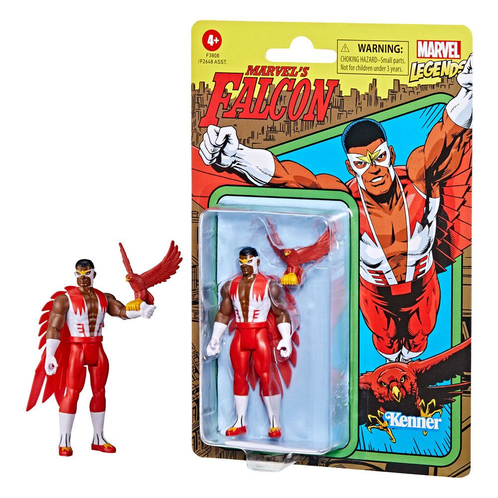 HASBRO Marvel Legends Retro Collection Figura 2022 Marvel's Falcon 10 cm