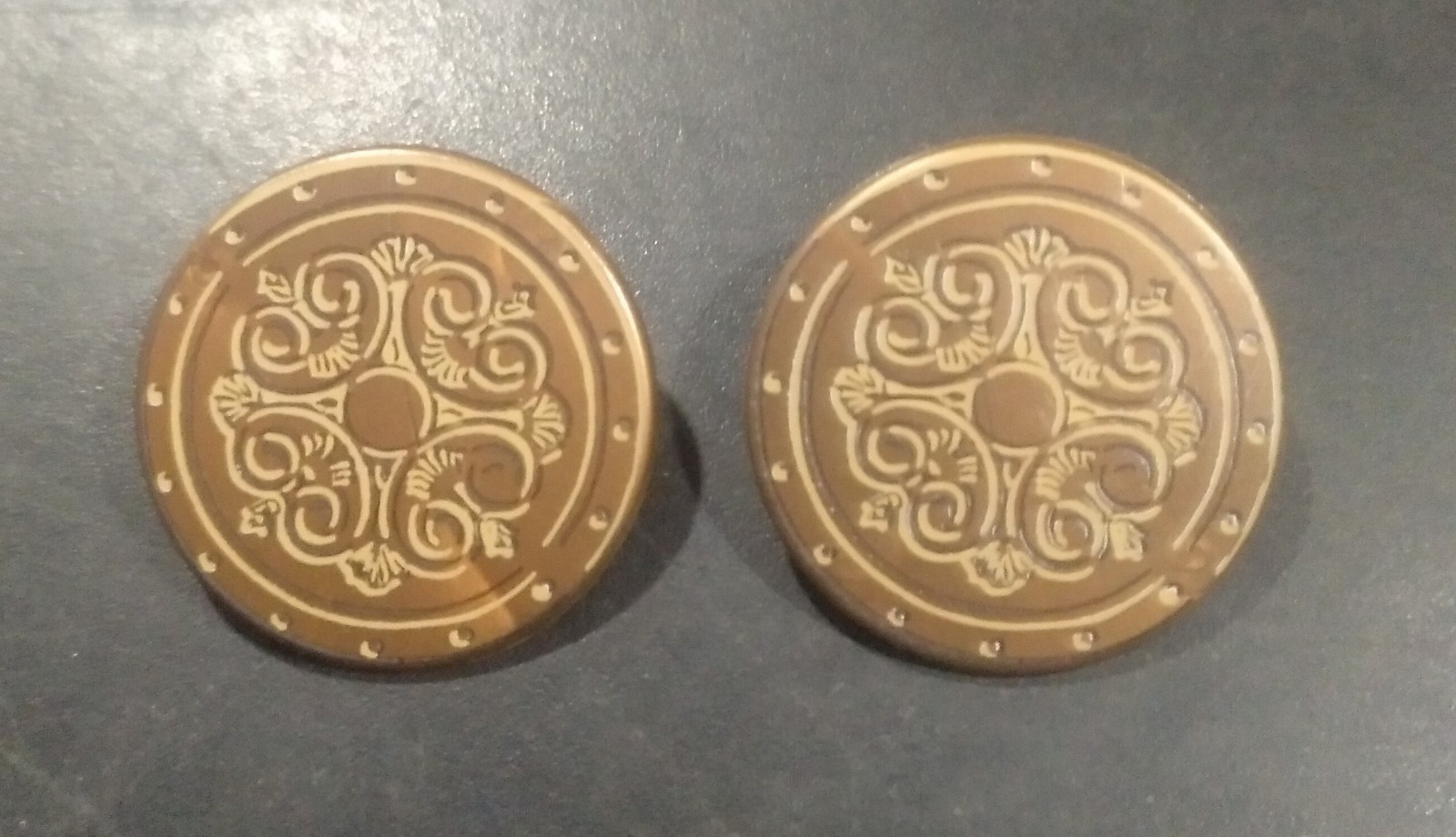 PLAYMOBIL PAREJA ESCUDO GRIEGO BRONCE - PIEZAS 26/1/22