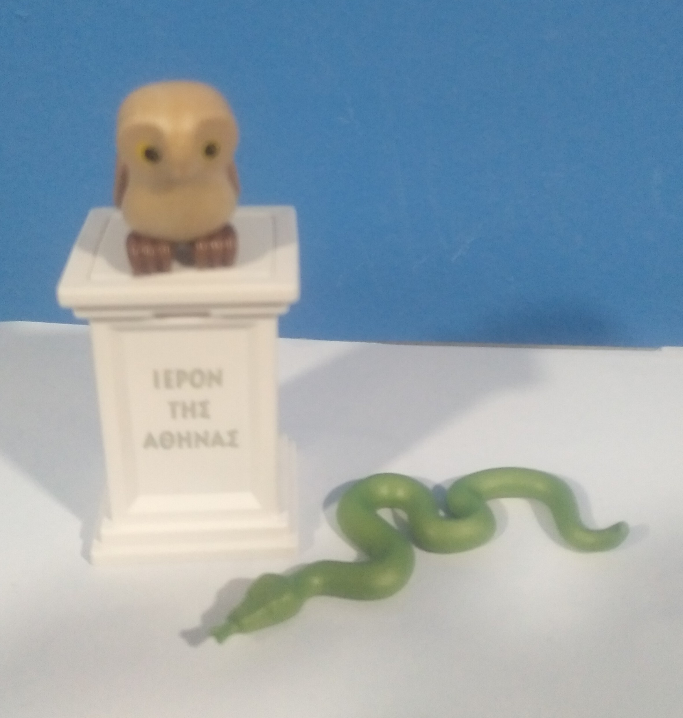 PLAYMOBIL PEDESTAL CON LECHUZA Y SERPIENTE - 27/5/21