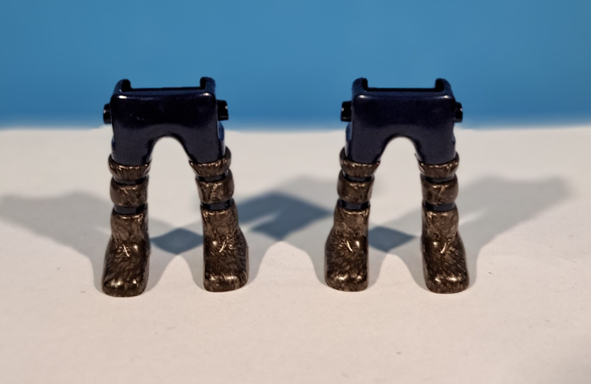 PLAYMOBIL PAREJA PIERNA AZUL VIKINGOS , ALDEANOS - 13/8/19