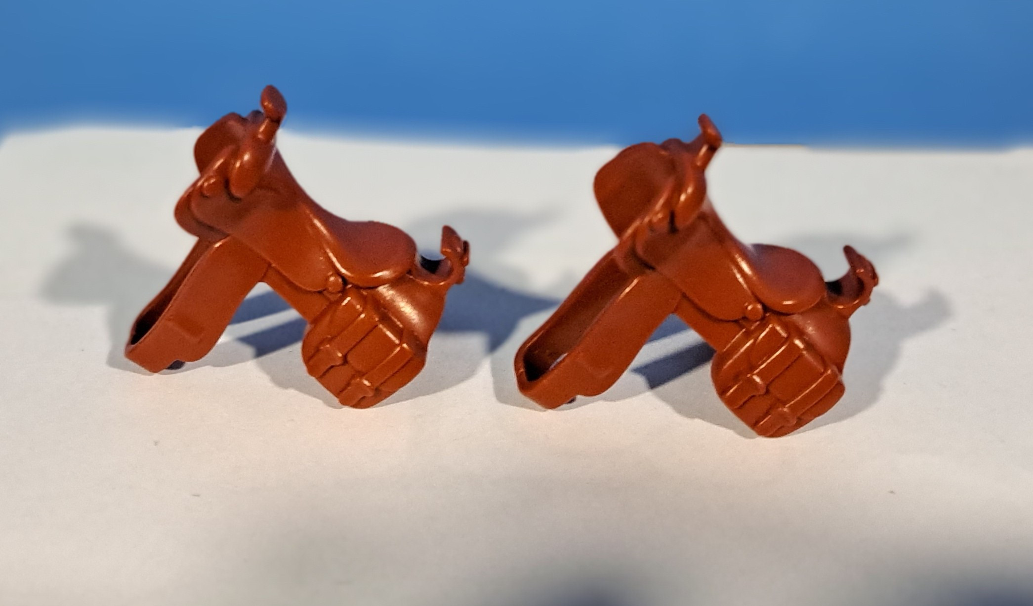 PLAYMOBIL PAREJA SILLA PARA CABALLO OESTE- 13/8/19