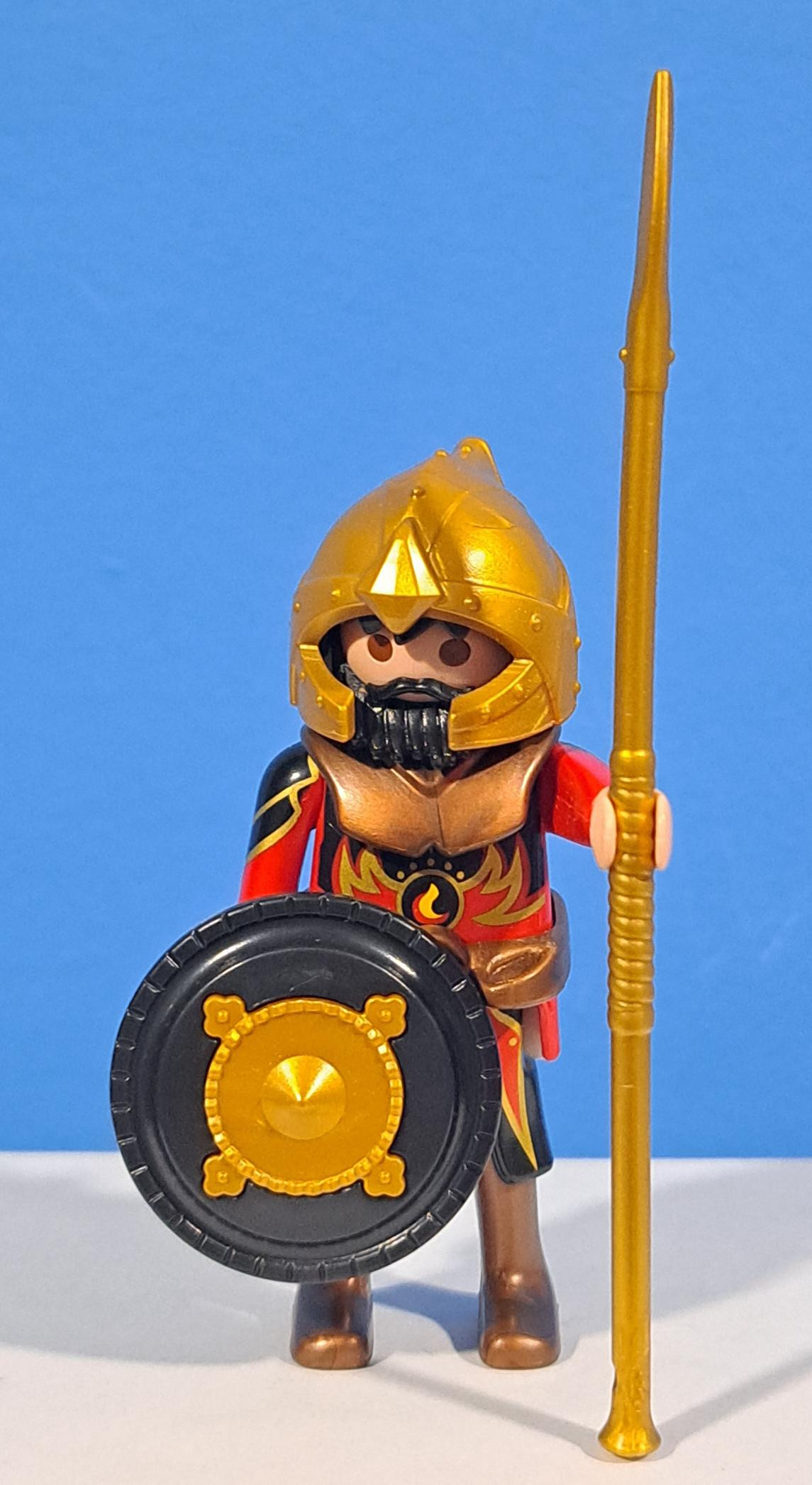 PLAYMOBIL GUERRERO NOVELMORE CON ESCUDO NEGRO - 5/11/20