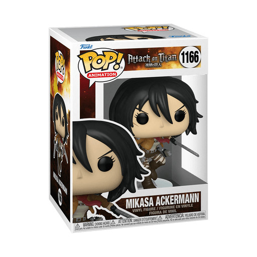 FUNKO POP ATTACK OF TITAN S4 - MIKASA ACKERMANN