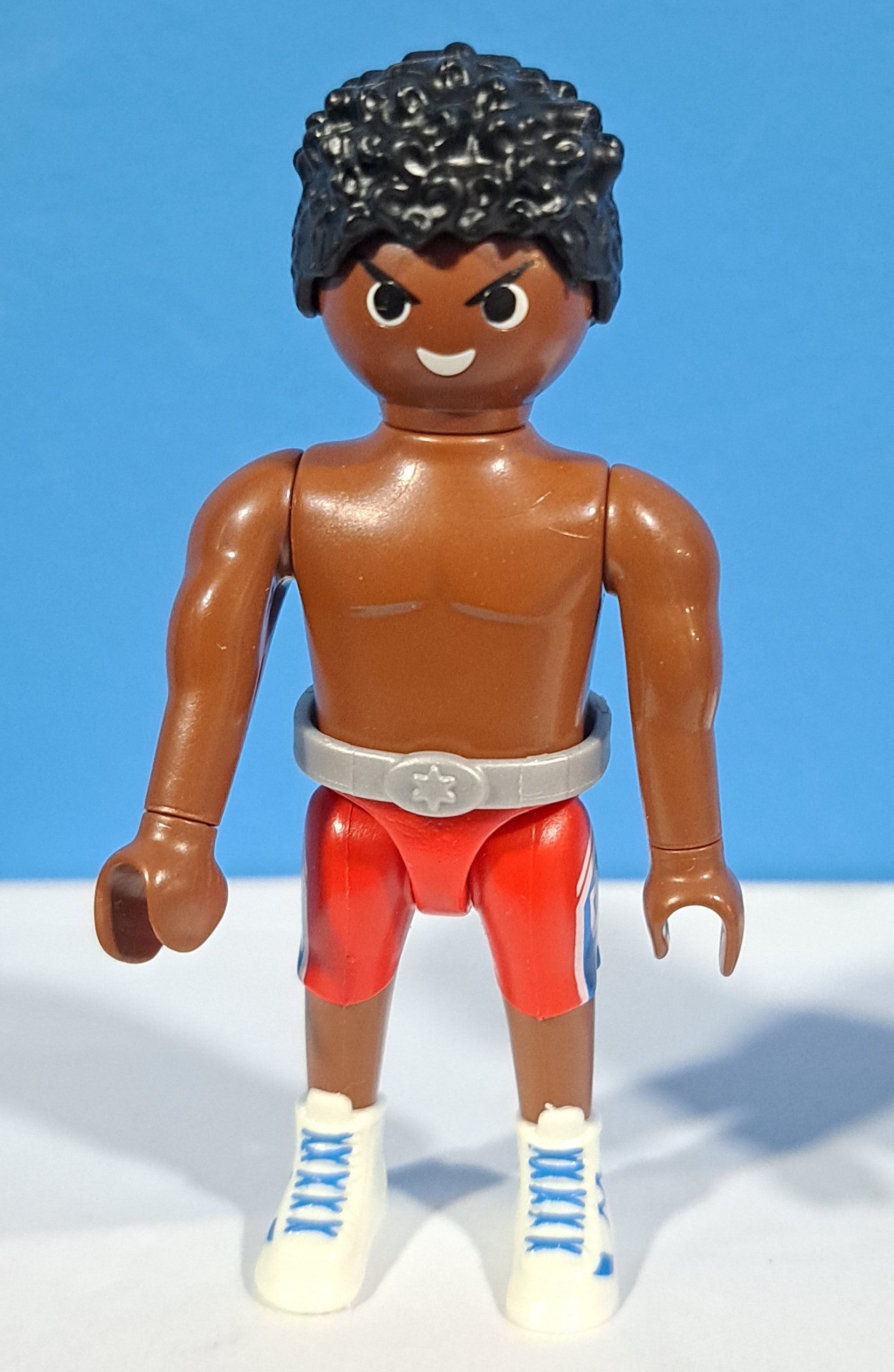PLAYMOBIL FIGURA BOXEADOR NEGRO - 27/7/21