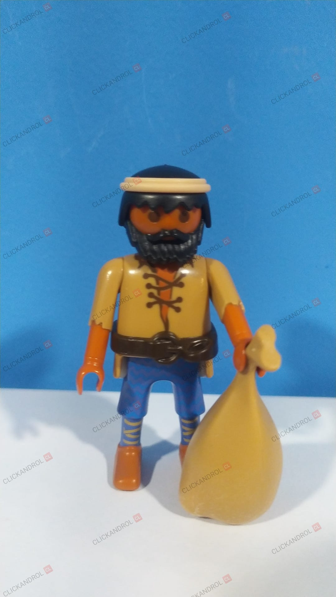 PLAYMOBIL FIGURA ALDEANO CON SACO , BELEN - 4/8/21