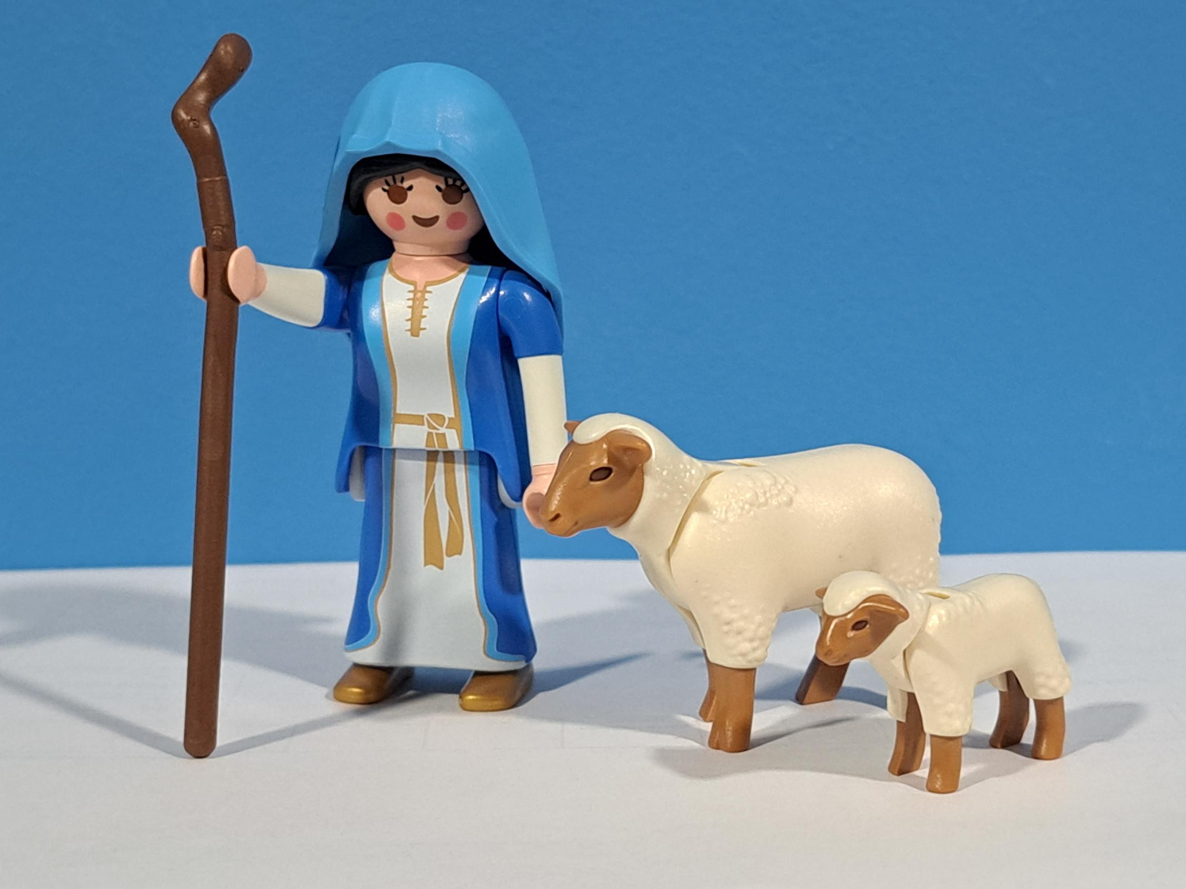 PLAYMOBIL MARIA CON OVEJAS , NAVIDAD , BELEN - 21/10/21