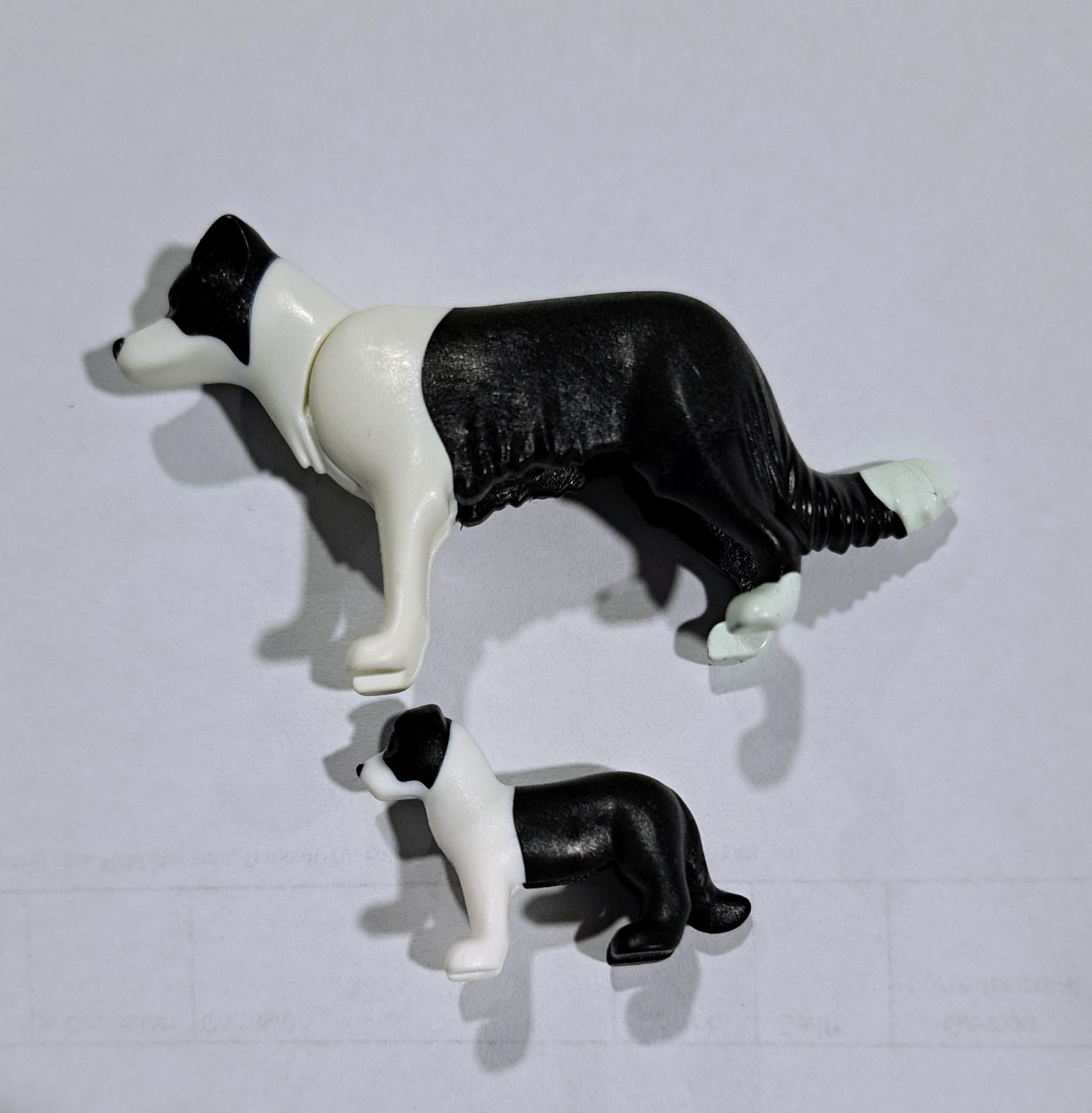 PLAYMOBIL PERRO 2 COLORES CON CRIA , IDEAL BELEN