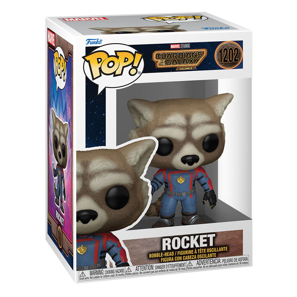 FUNKO POP GUARDIANES DE LA GALAXIA VOL 3 - ROCKET
