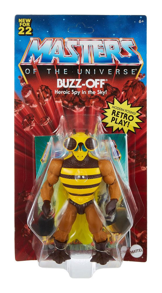 MATTEL Masters of the Universe Origins Figuras 2022 Buzz-Off 14 cm