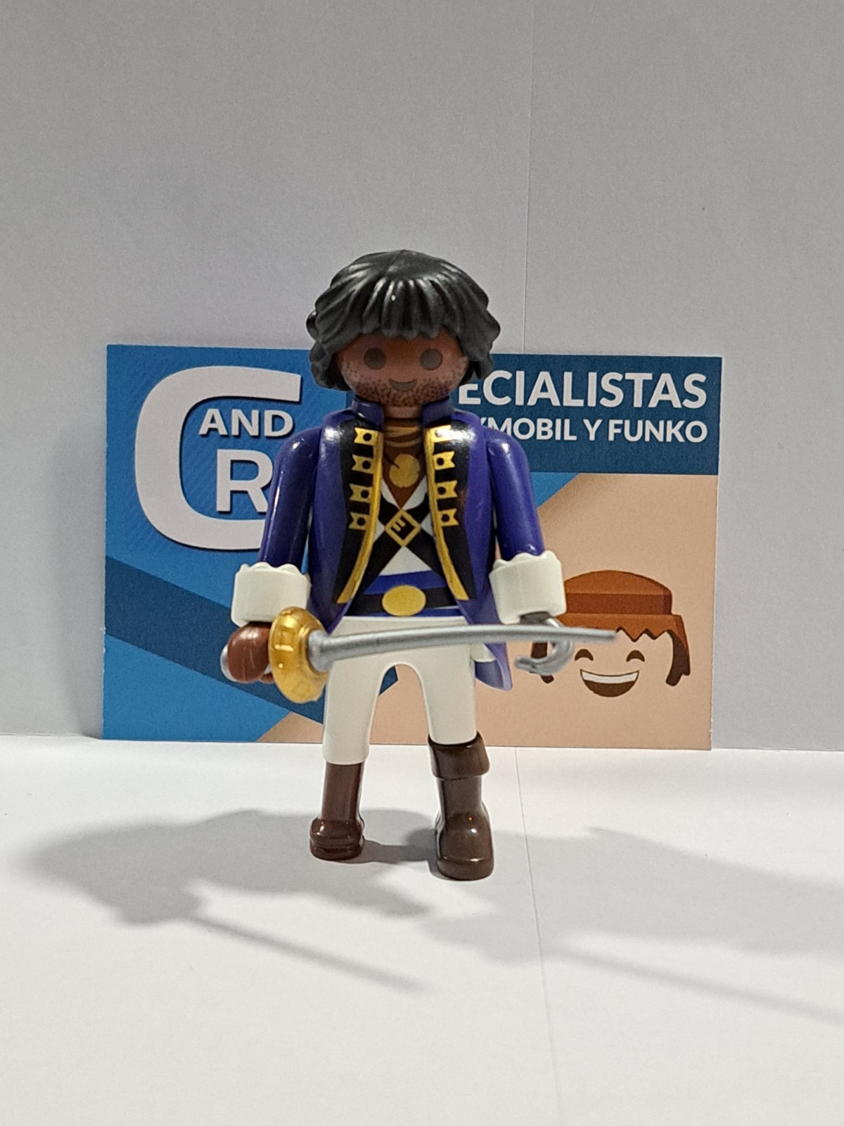 PLAYMOBIL PIRATA NEGRO CON SABLE - 10/2/23