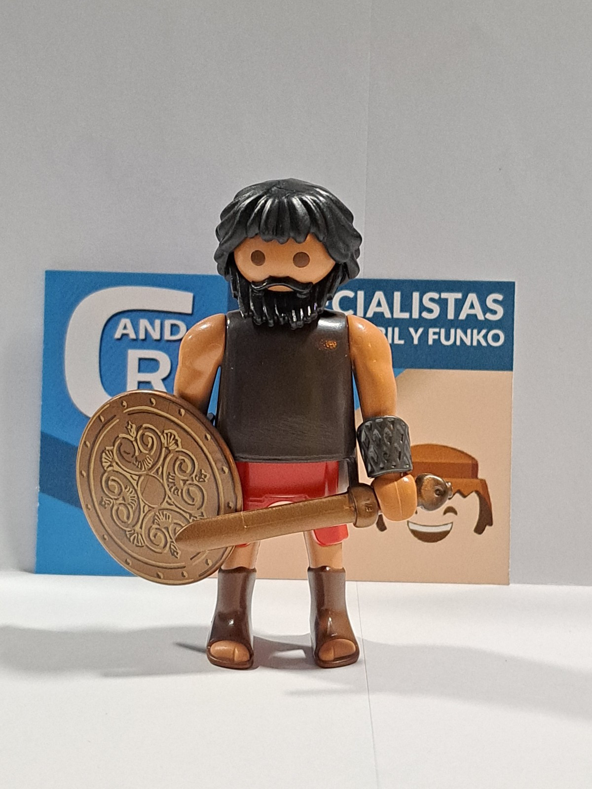 PLAYMOBIL GUERRERO GRIEGO CON ESCUDO Y ESPADA - 10/2/23