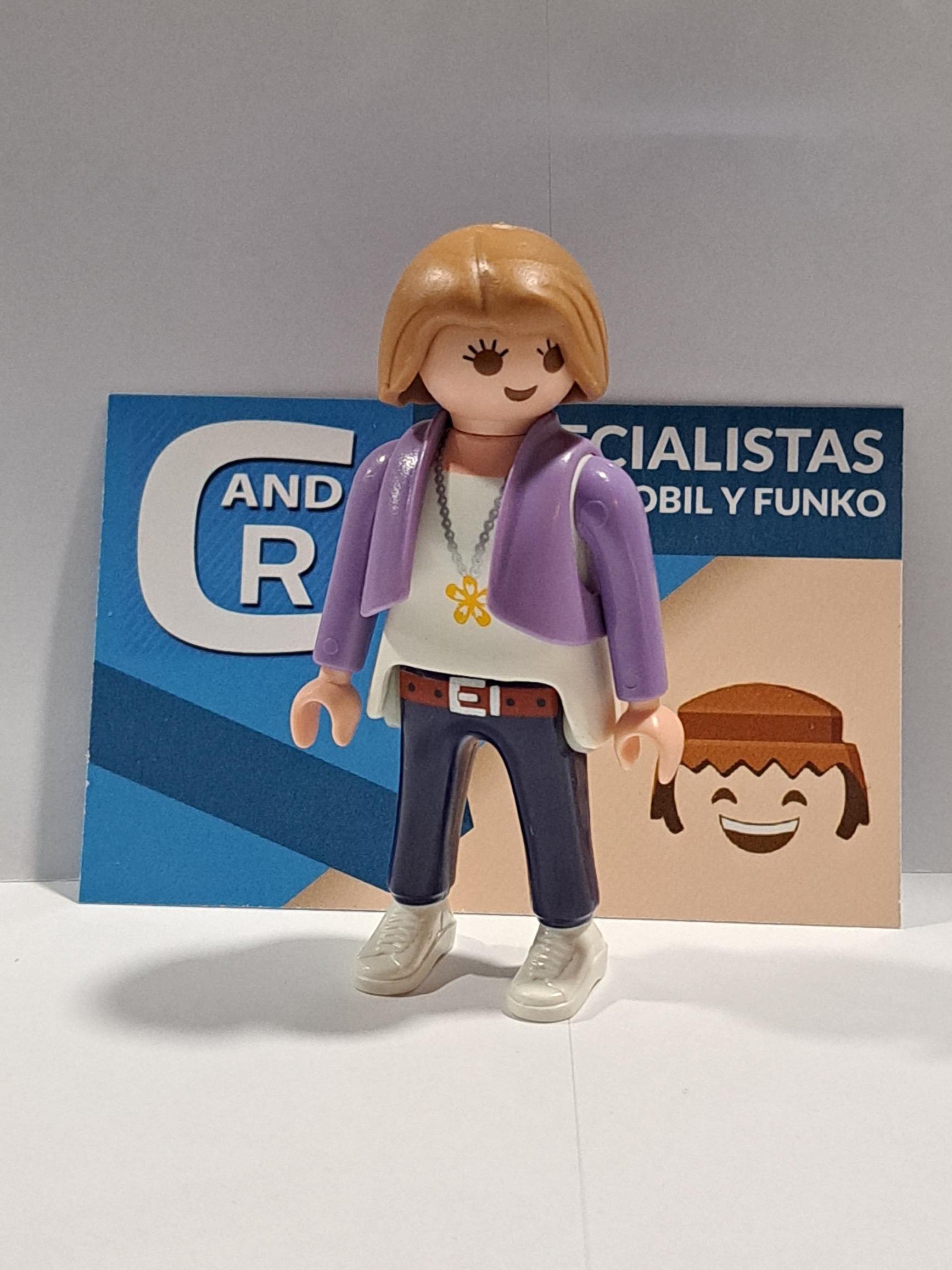 PLAYMOBIL CHICA MODERNA CON PELO MARRON - 10/2/23