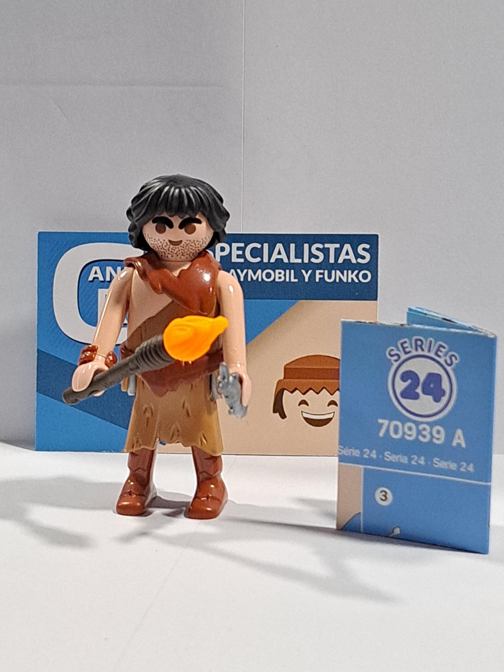 PLAYMOBIL SERIE 24 FIGURA CAVERNICOLA 20/4/23