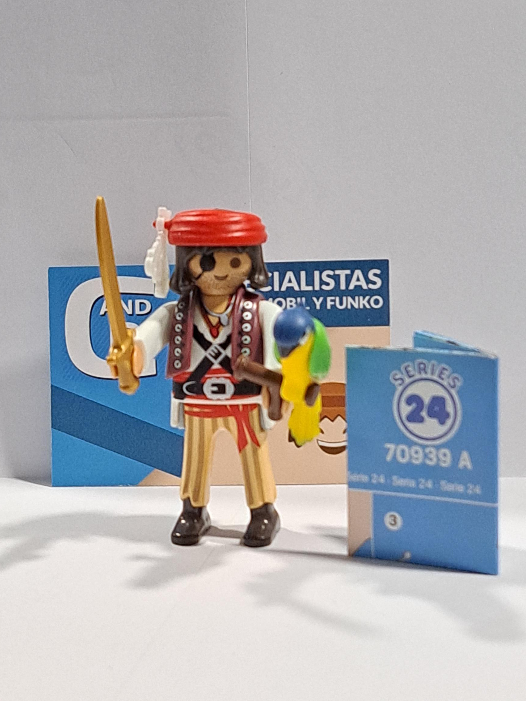 PLAYMOBIL SERIE 24 FIGURA PIRATA 20/4/23