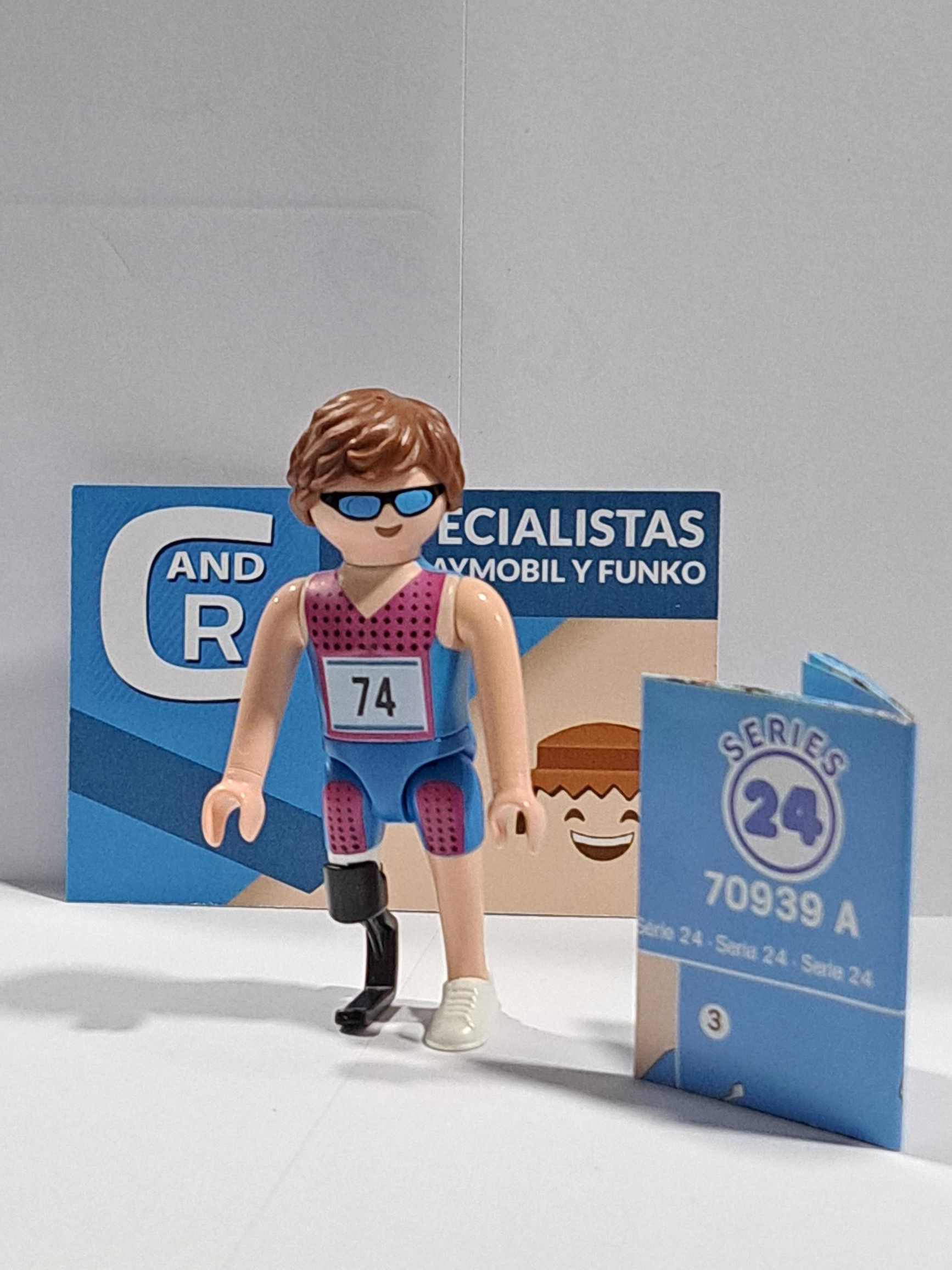 PLAYMOBIL SERIE 24 FIGURA ATLETA PARALIMPICO 20/4/23