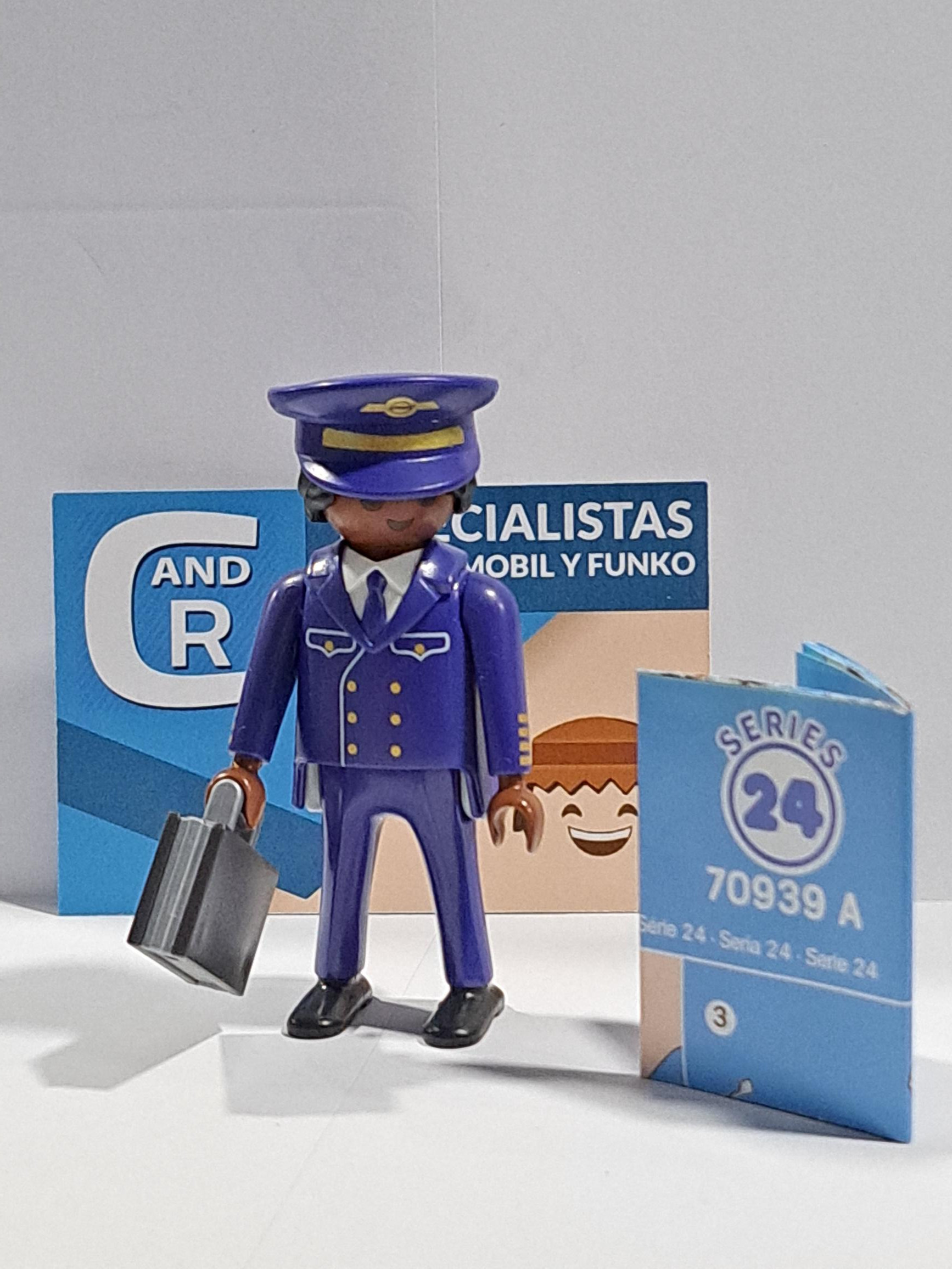 PLAYMOBIL SERIE 24 FIGURA PILOTO 20/4/23