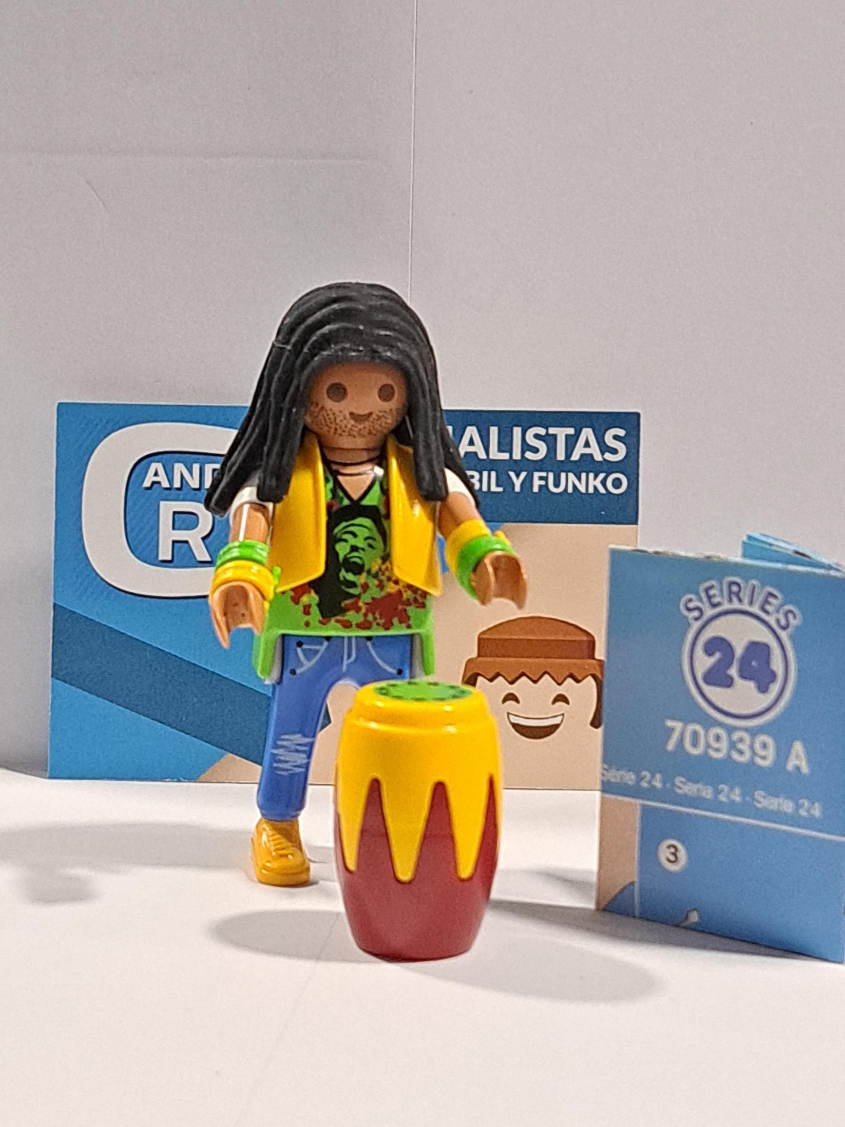 PLAYMOBIL SERIE 24 FIGURA MUSICO JAMAICANO 20/4/23