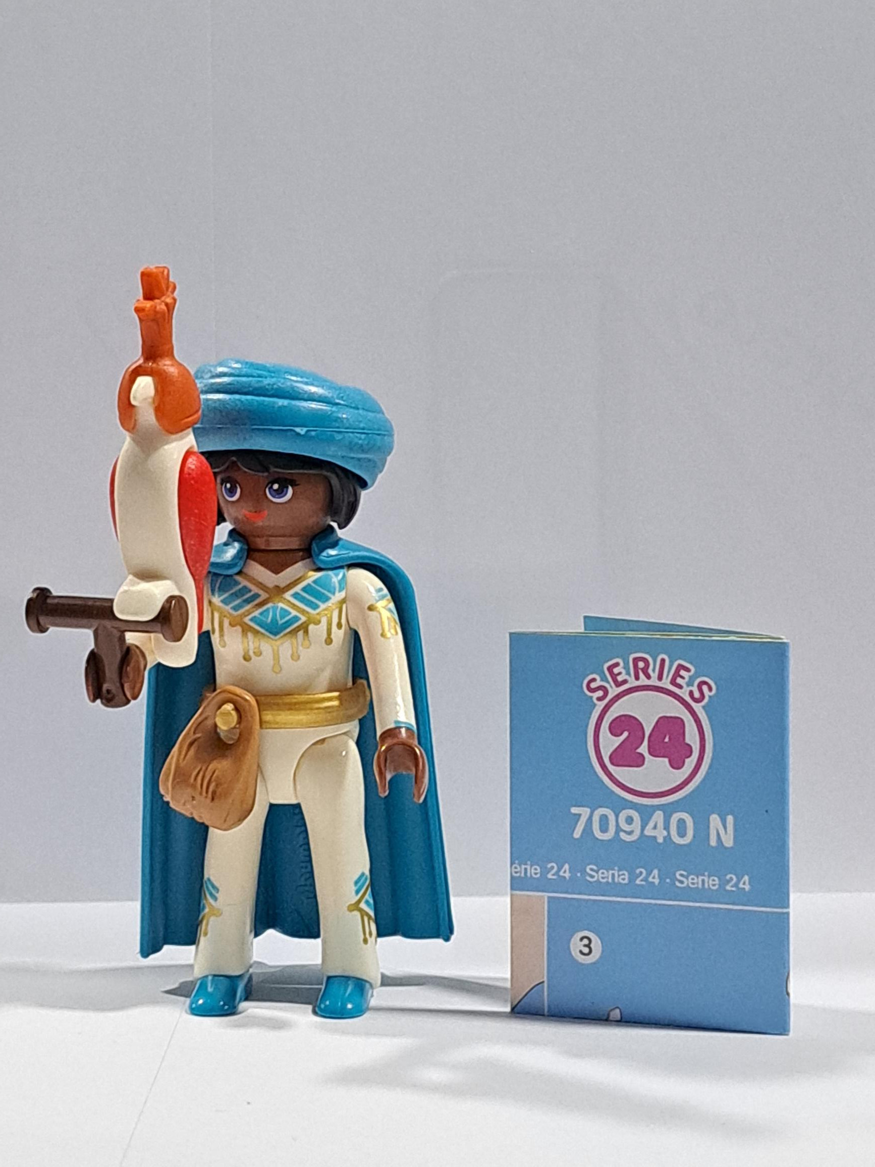 PLAYMOBIL SERIE 24 FIGURA MUJER CETRERA ARABE 20/4/23
