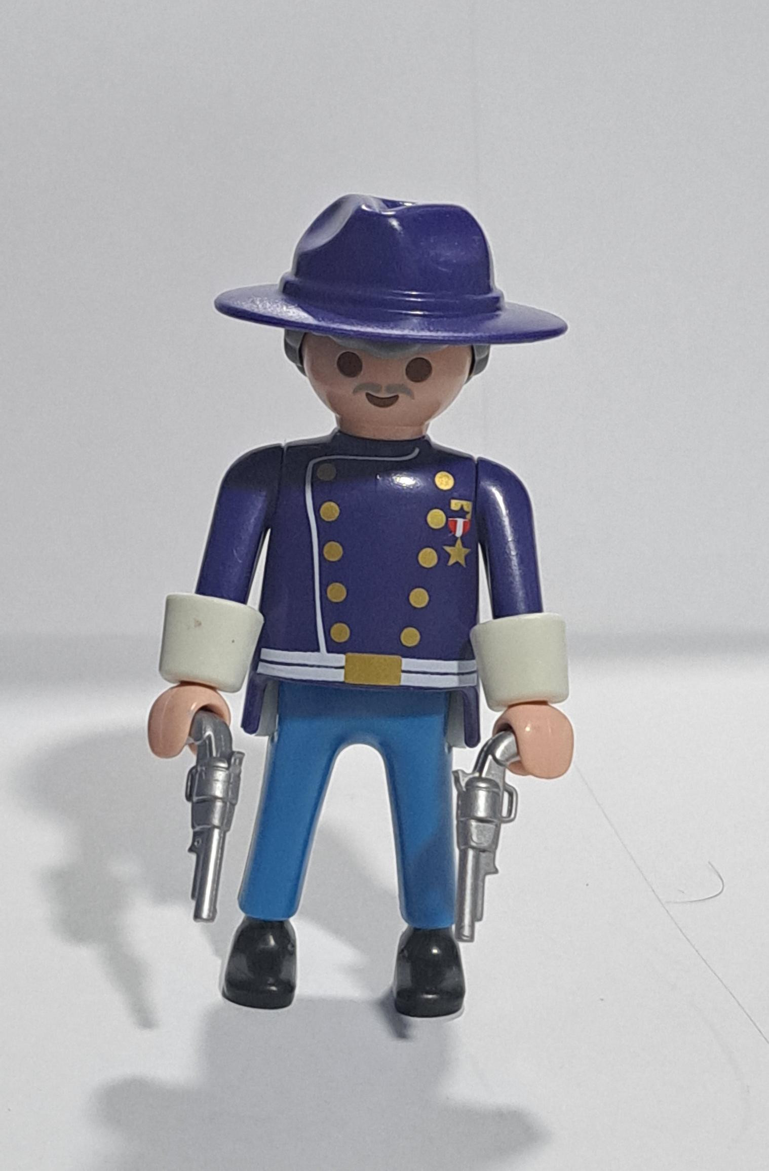 PLAYMOBIL GENERAL EJERCITO DE LA UNION CON 2 PISTOLAS - 16/8/23