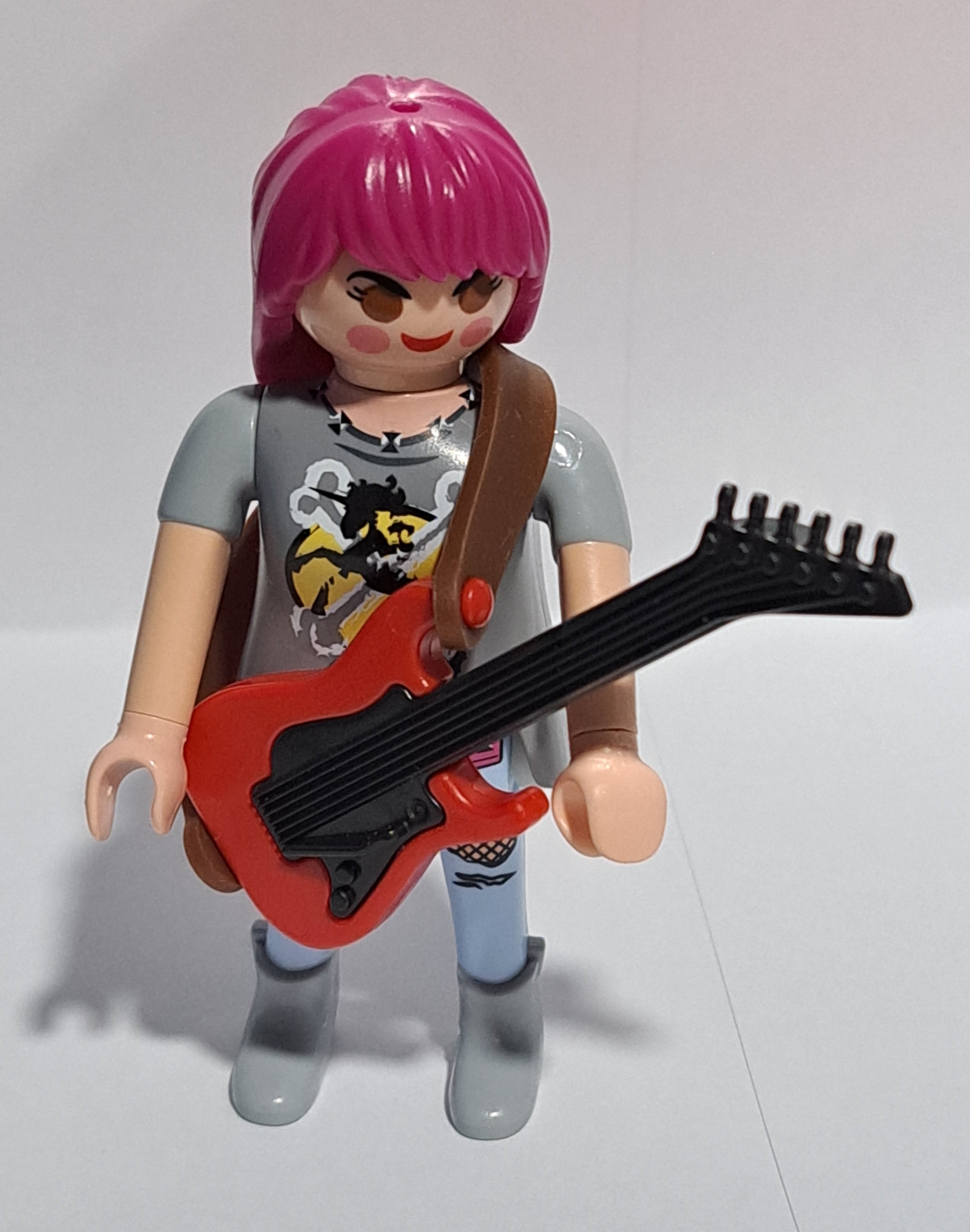 PLAYMOBIL MUJER ROCKERA , GUITARRA ELECTRICA - 21/8/23