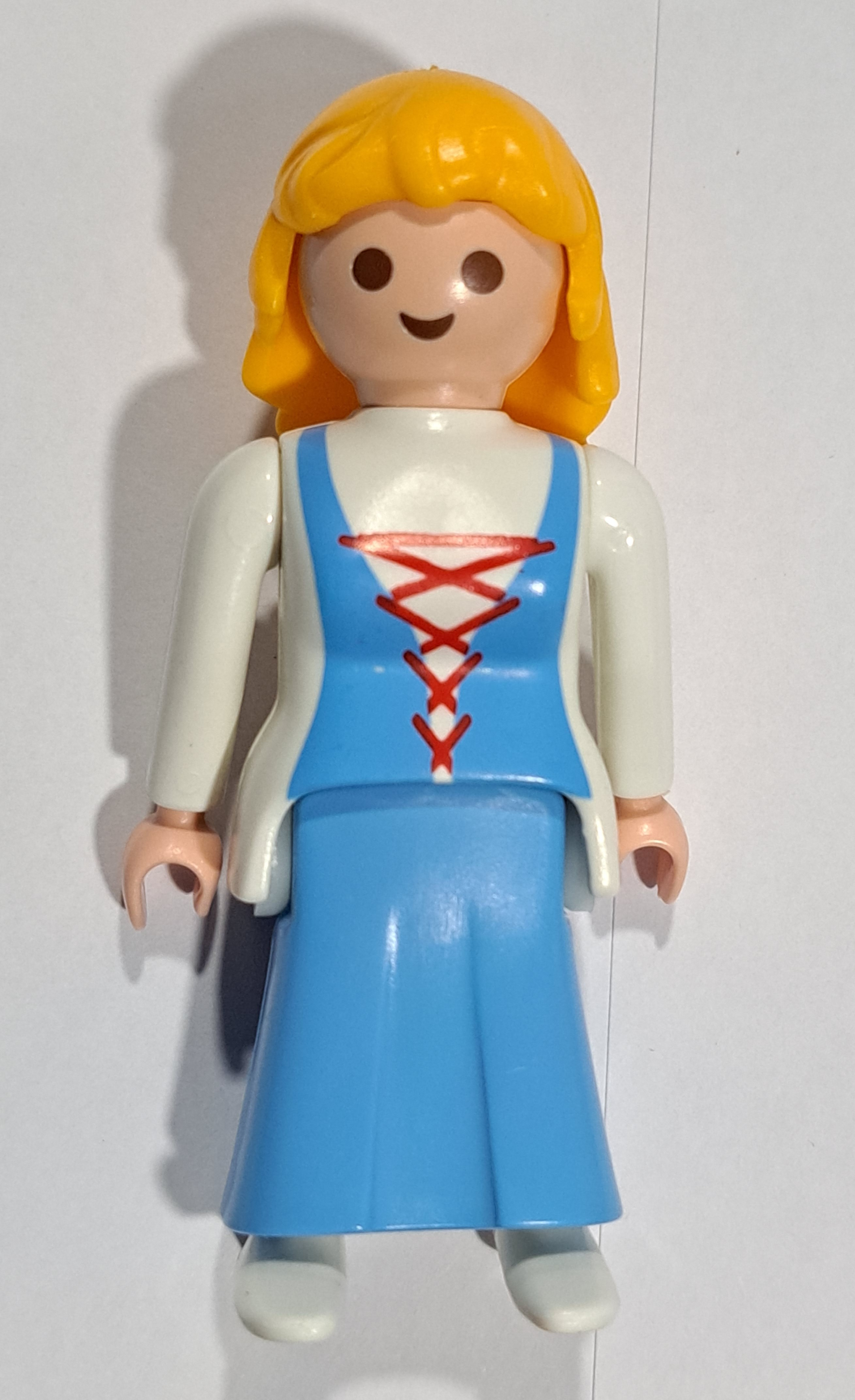 PLAYMOBIL FIGURA ALDEANA RUBIA BELEN , MEDIEVAL - 21/8/23