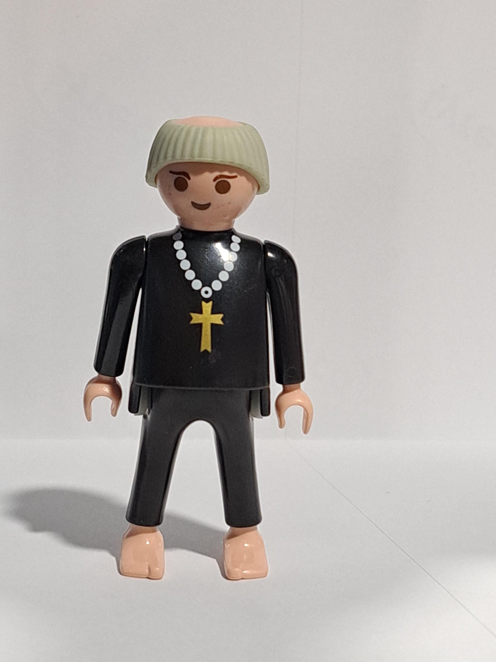 PLAYMOBIL FIGURA SACERDOTE , CURA - 30/10/23